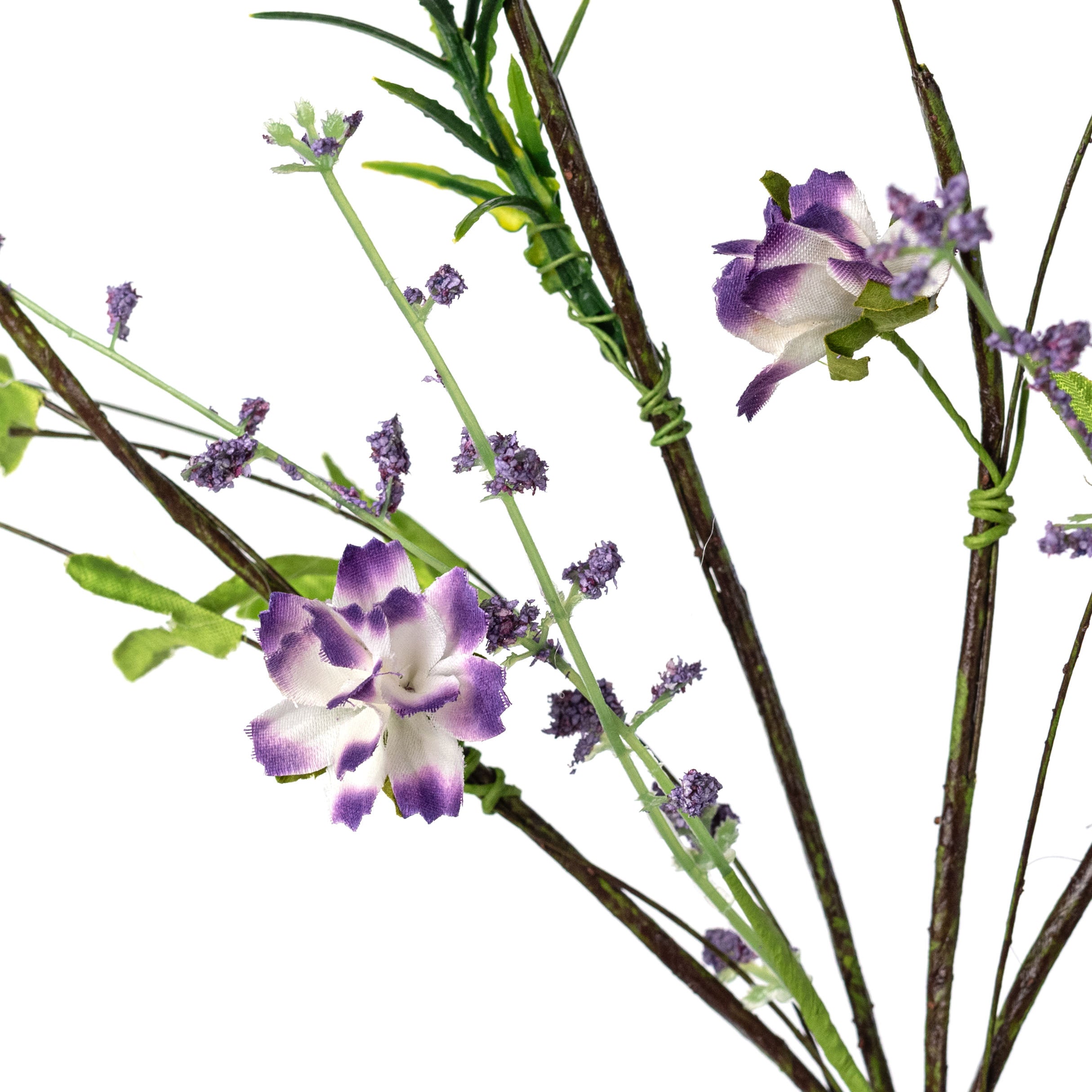 18" Wispy Wildflower Filler Pick: Purple