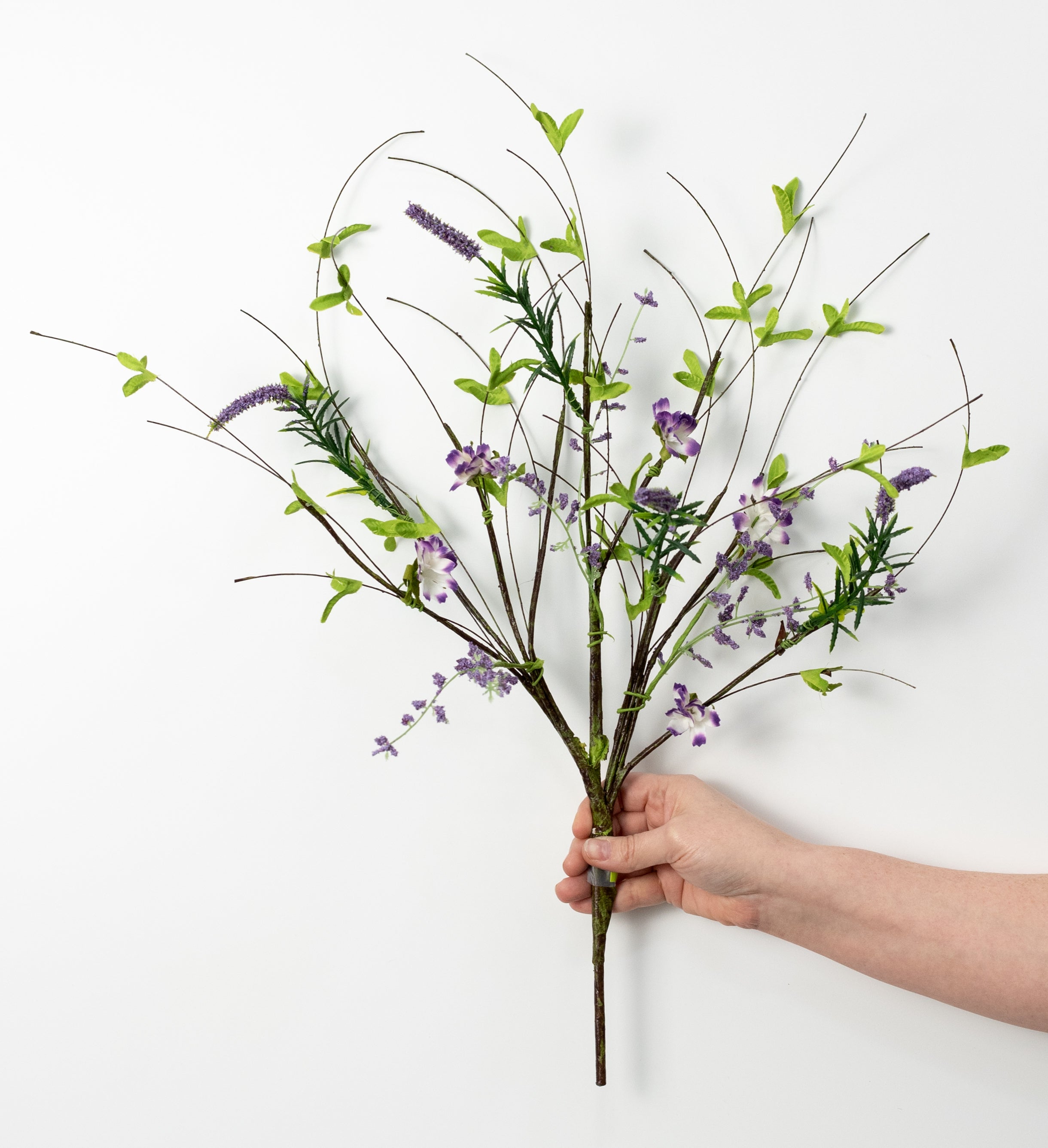18" Wispy Wildflower Filler Pick: Purple