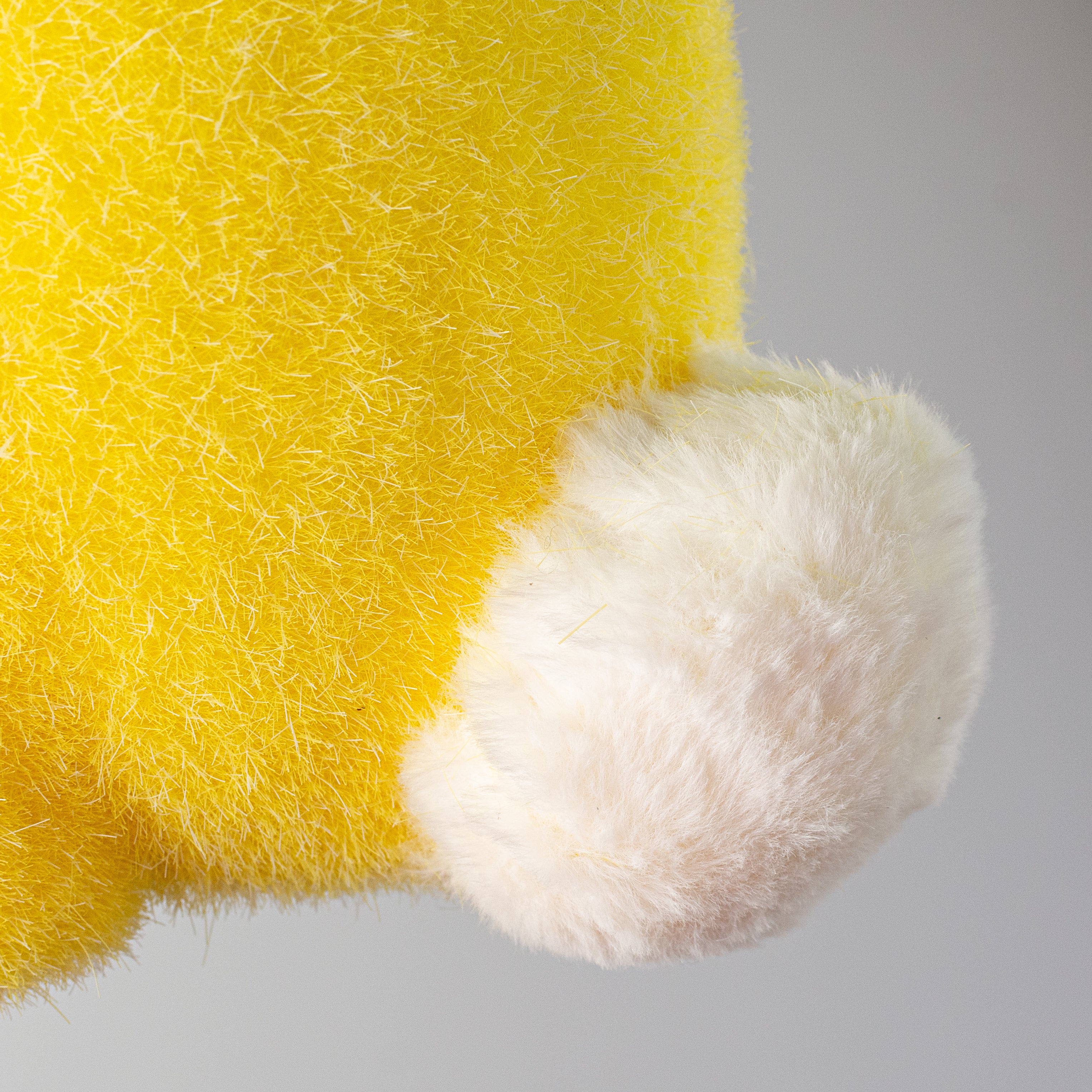 20" Flocked Easter Rabbit: Yellow