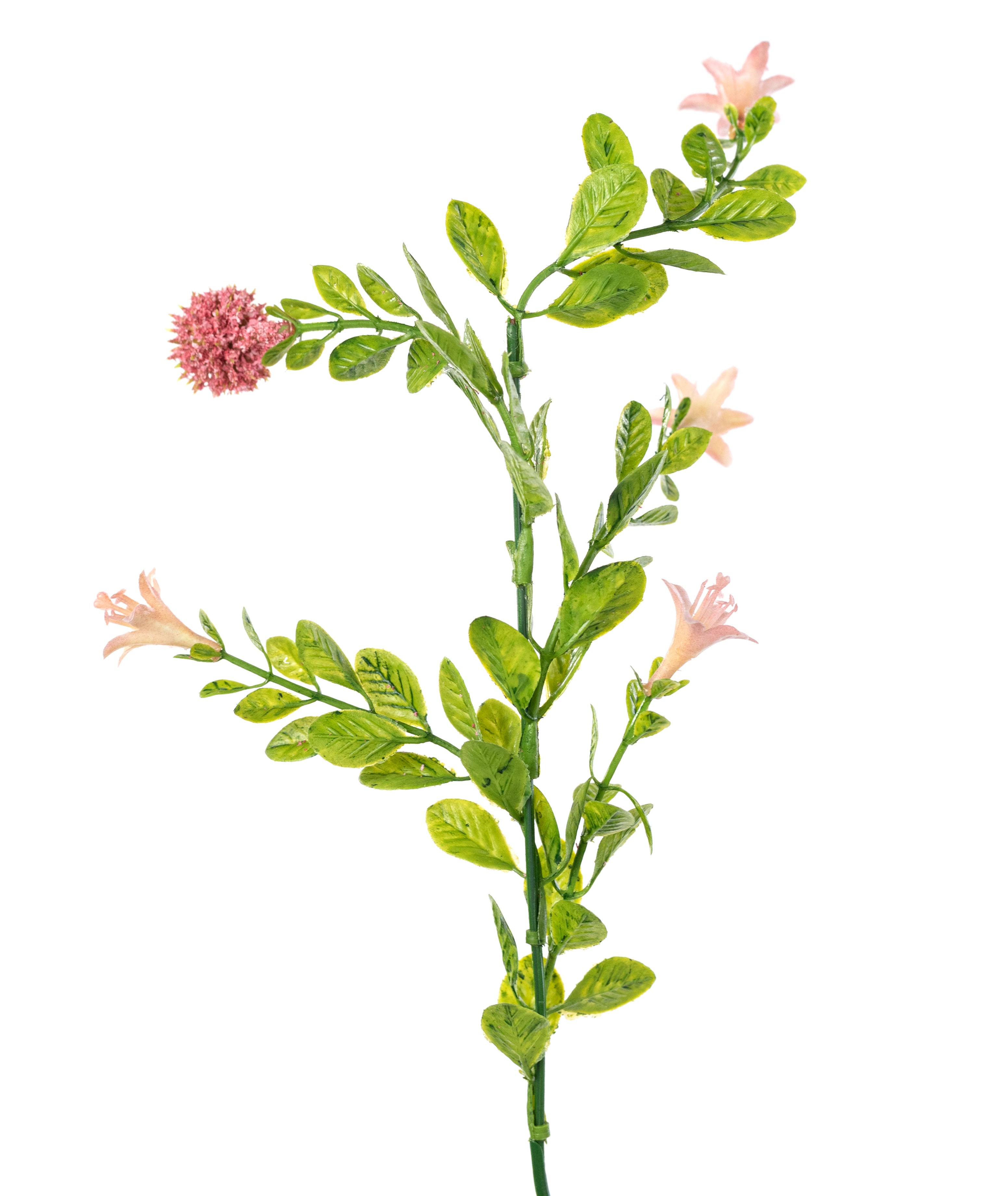 19" Thistle Bush: Pink & Mauve (9 Stem)
