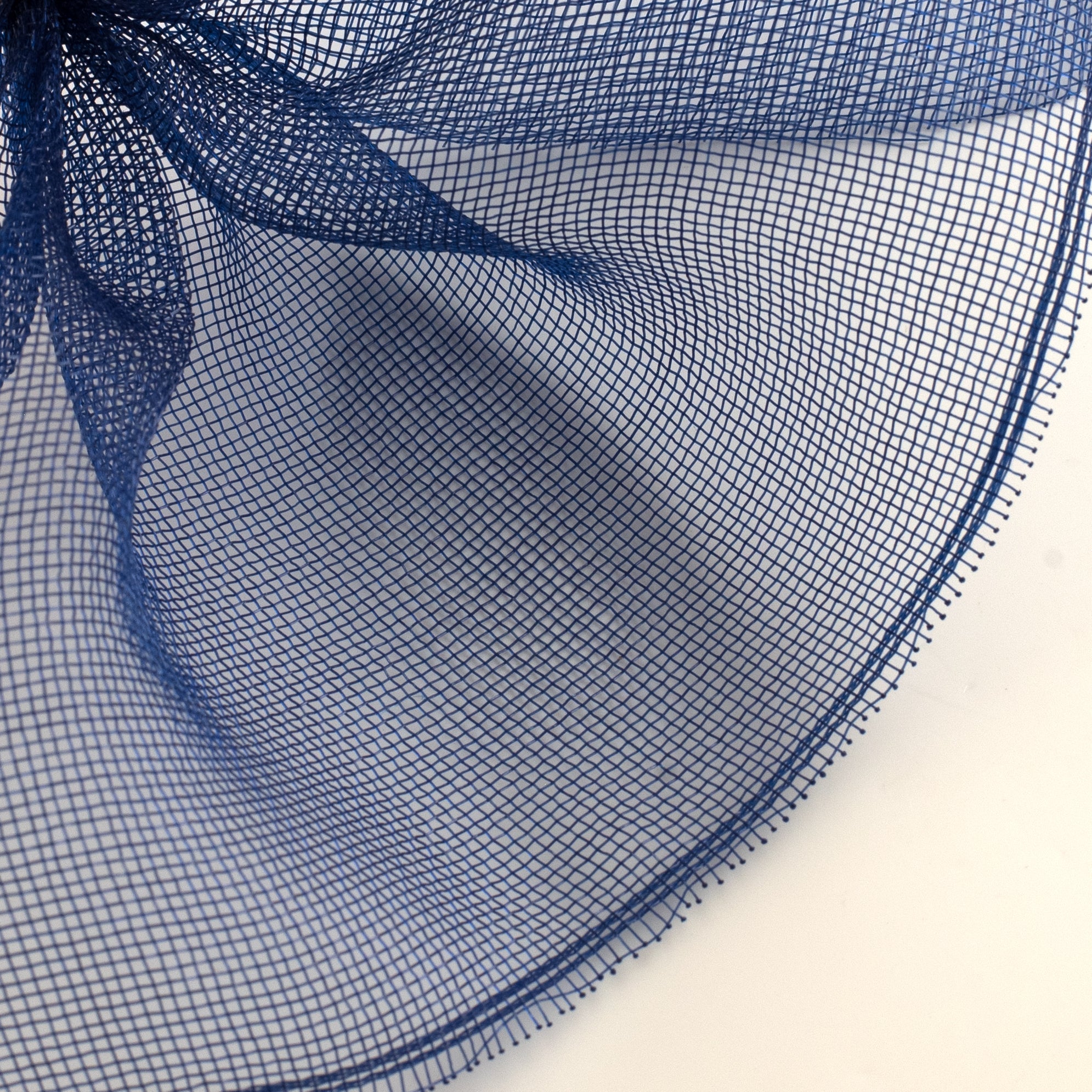 10.5" Square Pre-Cut Fine Weave Deco Mesh Sheets: Navy Blue (40)