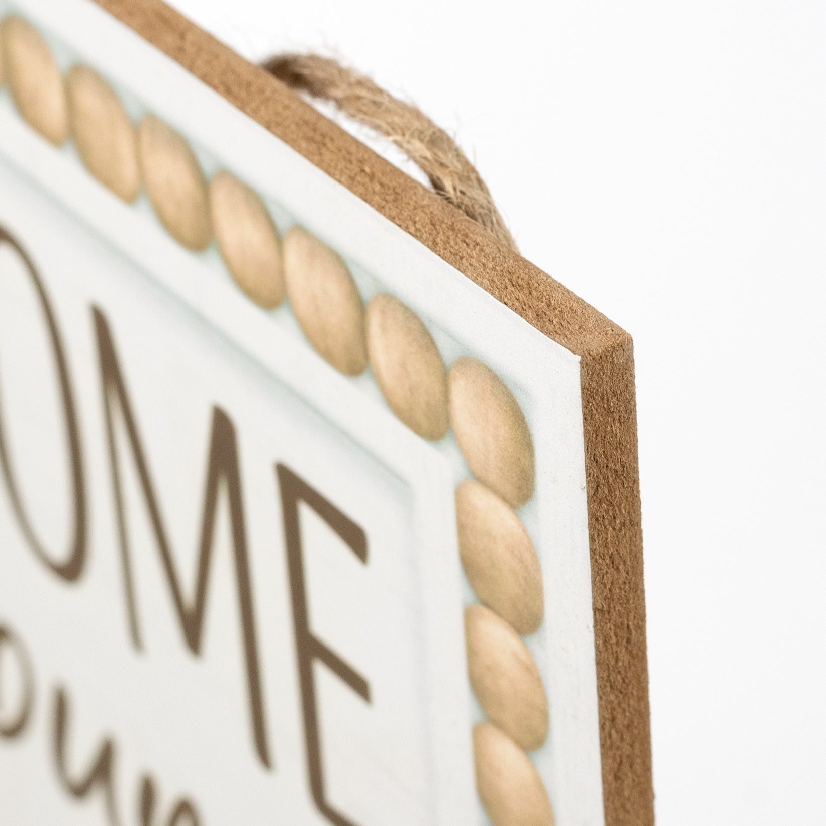 10" Square Wooden Sign: Welcome Every Bunny Silhouettes