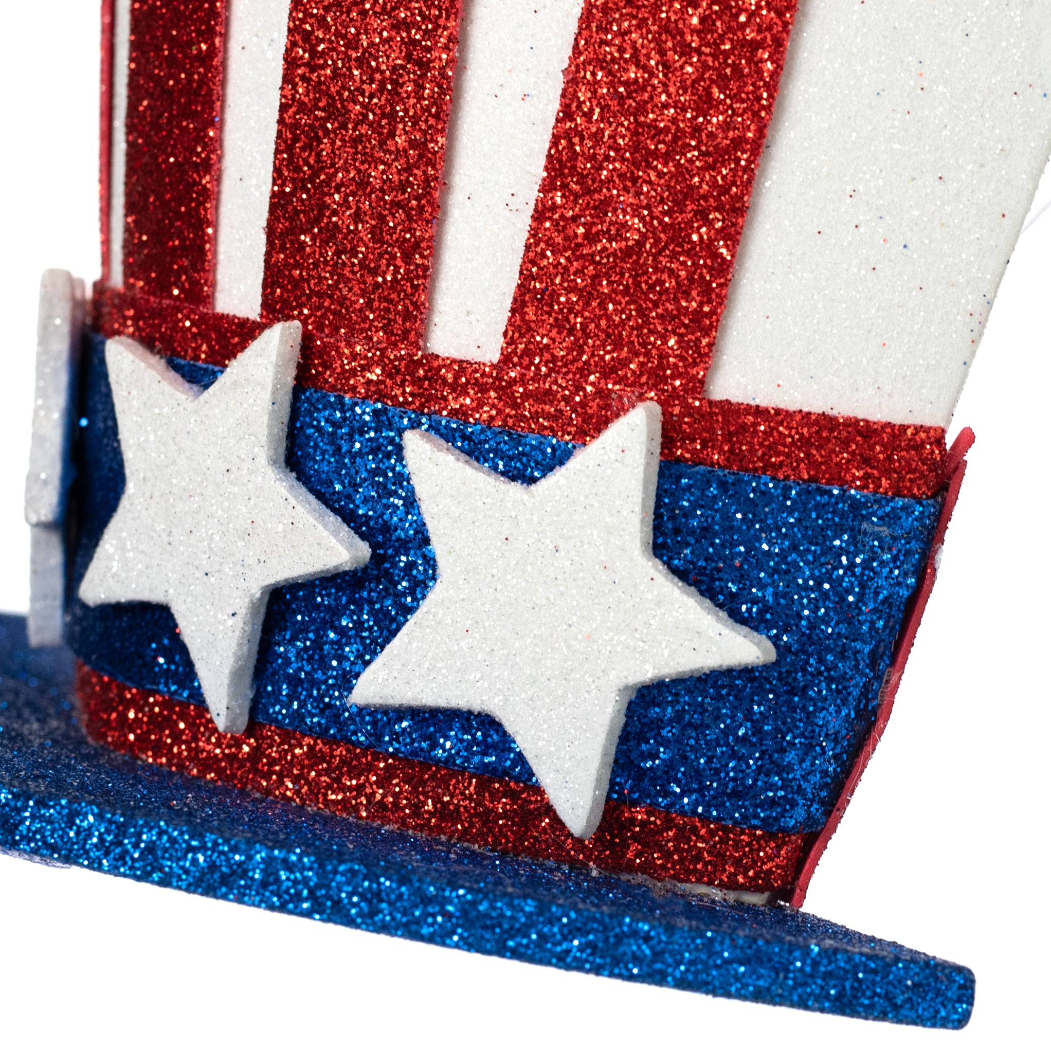 9" Stars & Stripes Patriotic Half Top Hat Decor