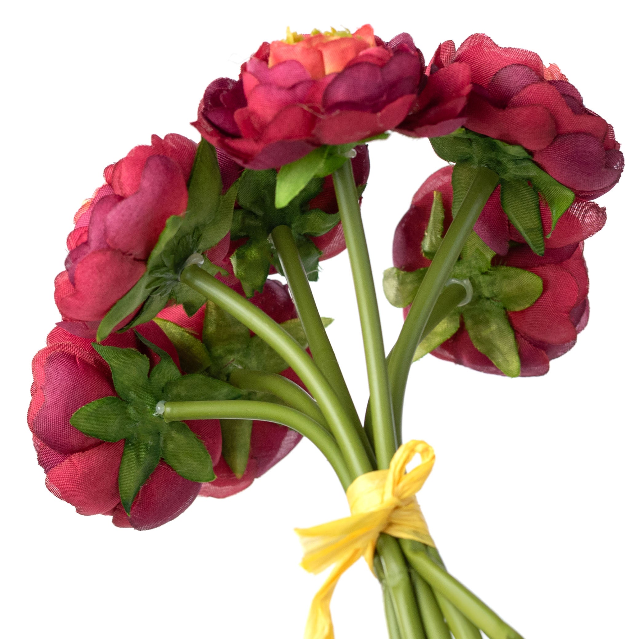 9" Ranunculus Bundle: Red