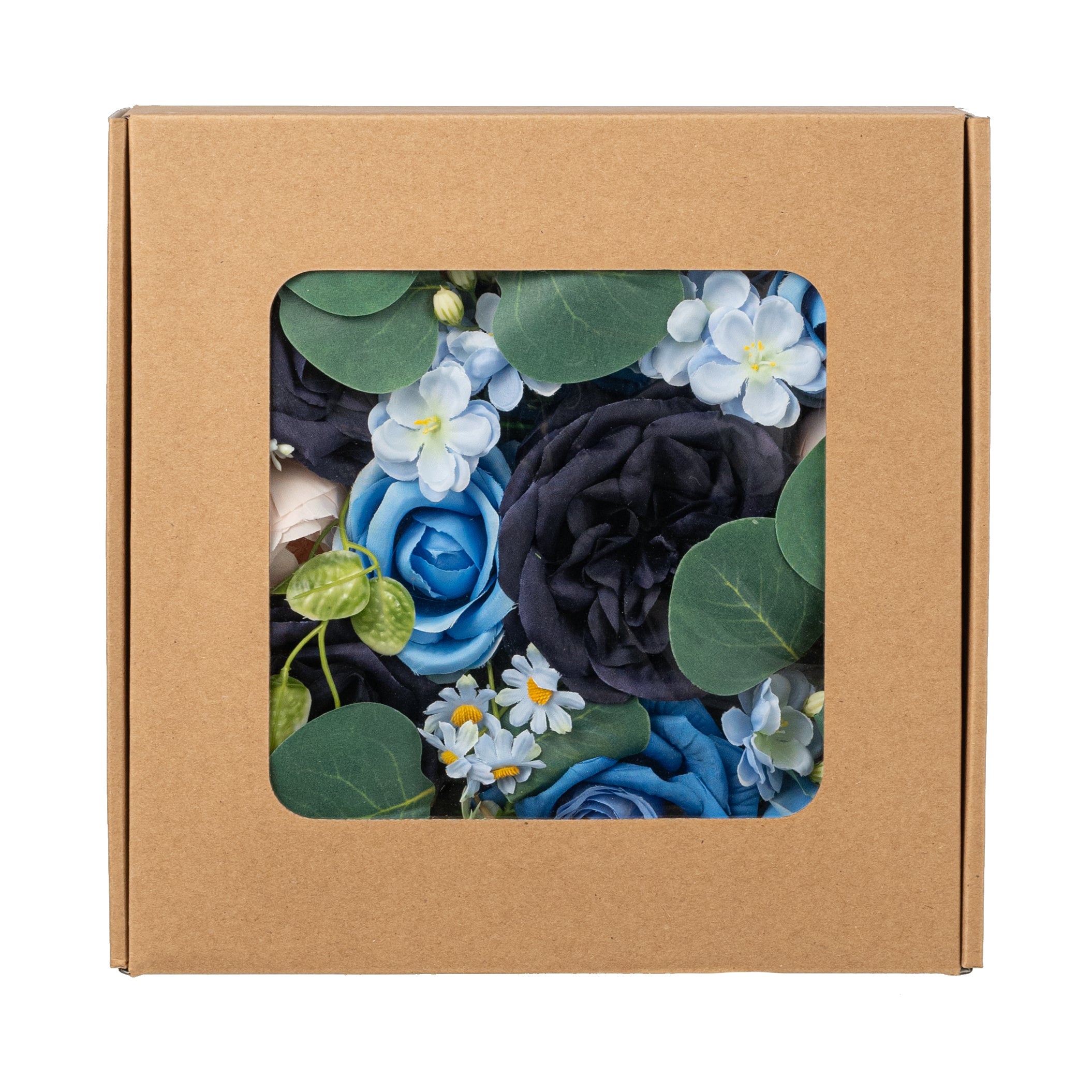 Boxed Pick Mix: Blue Roses & Peonies (23 Stem)