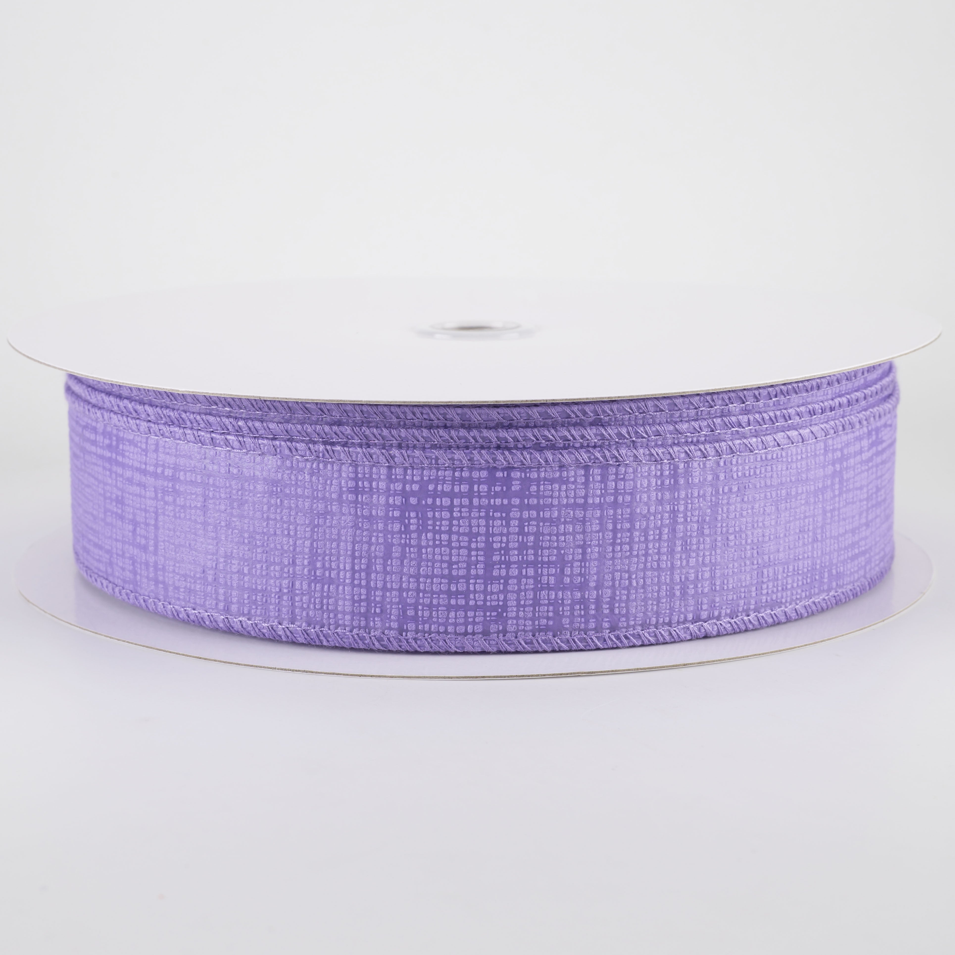 1.5" Embossed Crosshatch Breeze Ribbon: Lilac Purple (50 Yards)