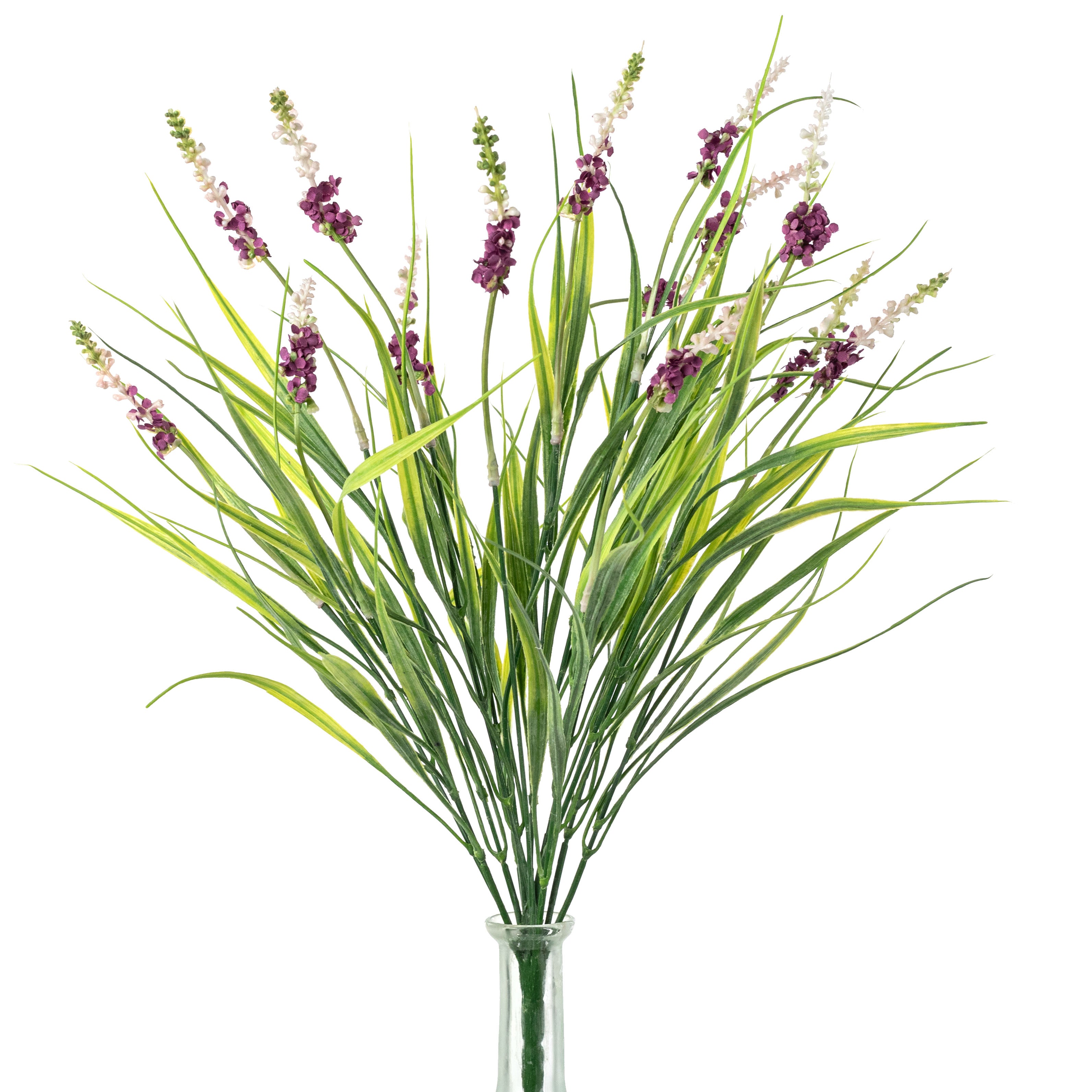 20" Lavender Bush: Purple (14 Stem)