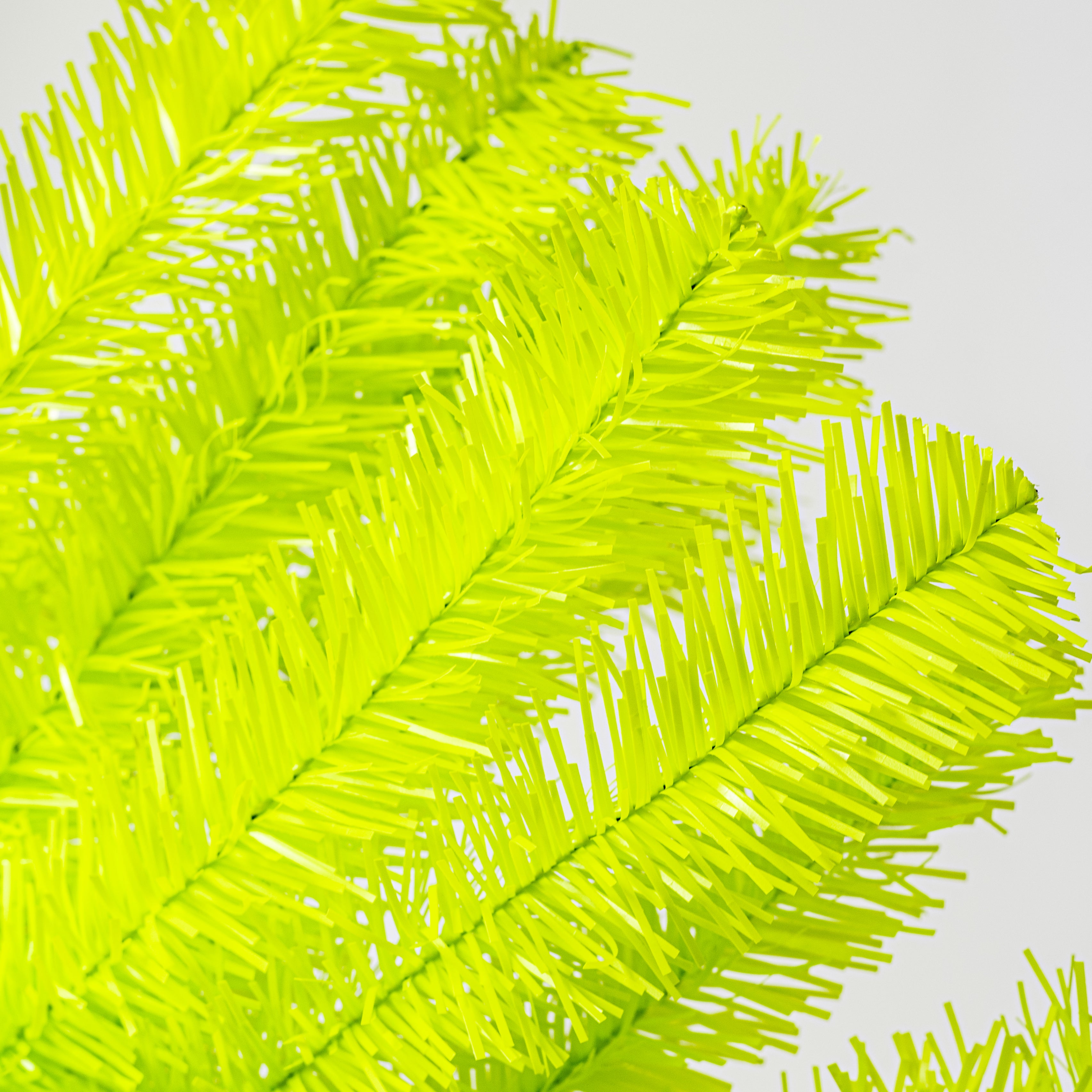 36" Pine Teardrop Swag: Lime Green (90 Tips)