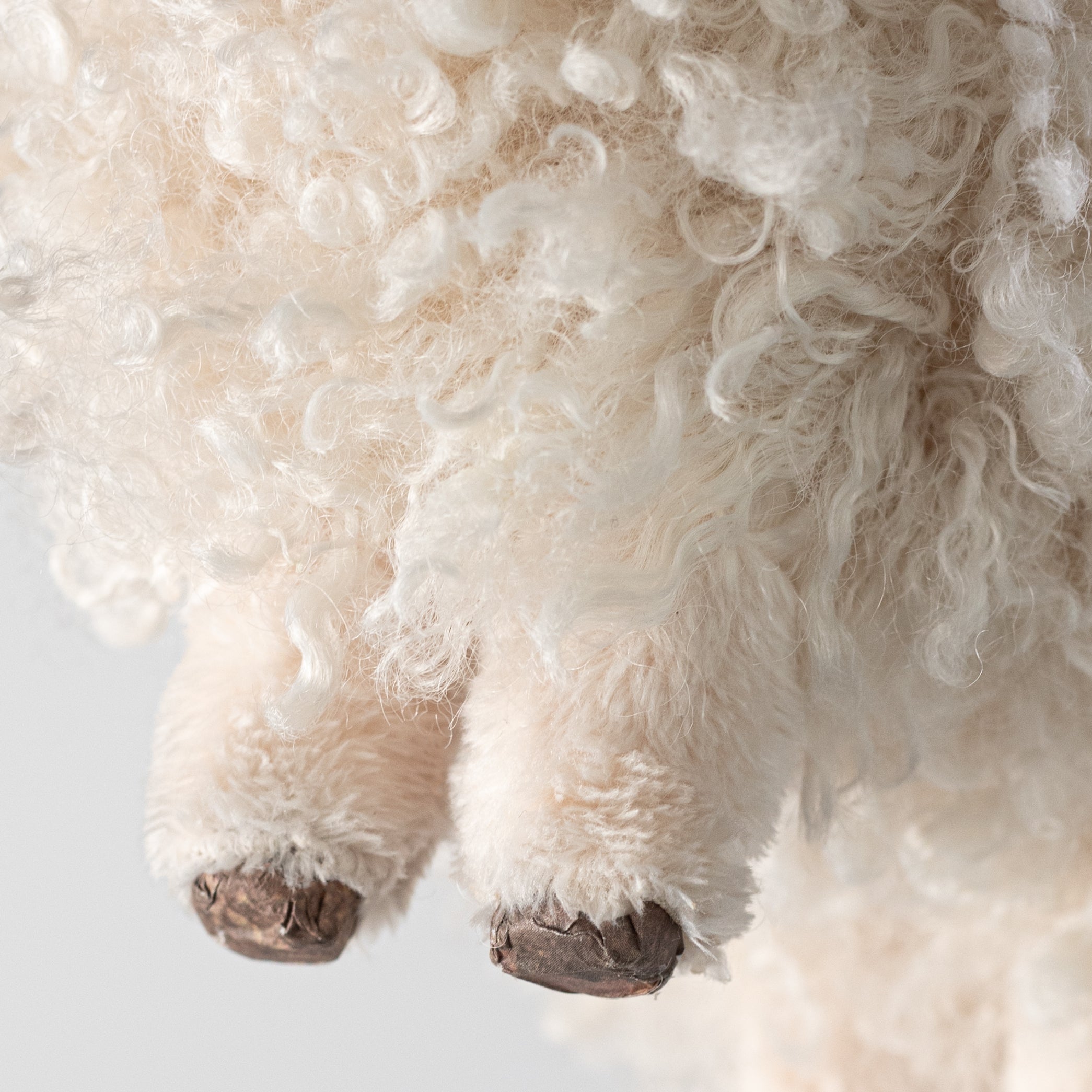 10" Faux Fur Sheep Decoration