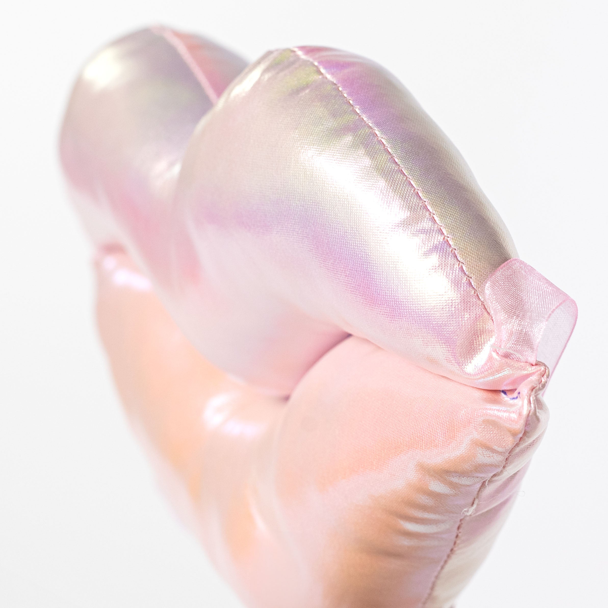 12" Iridescent Lips Ornament: Pink