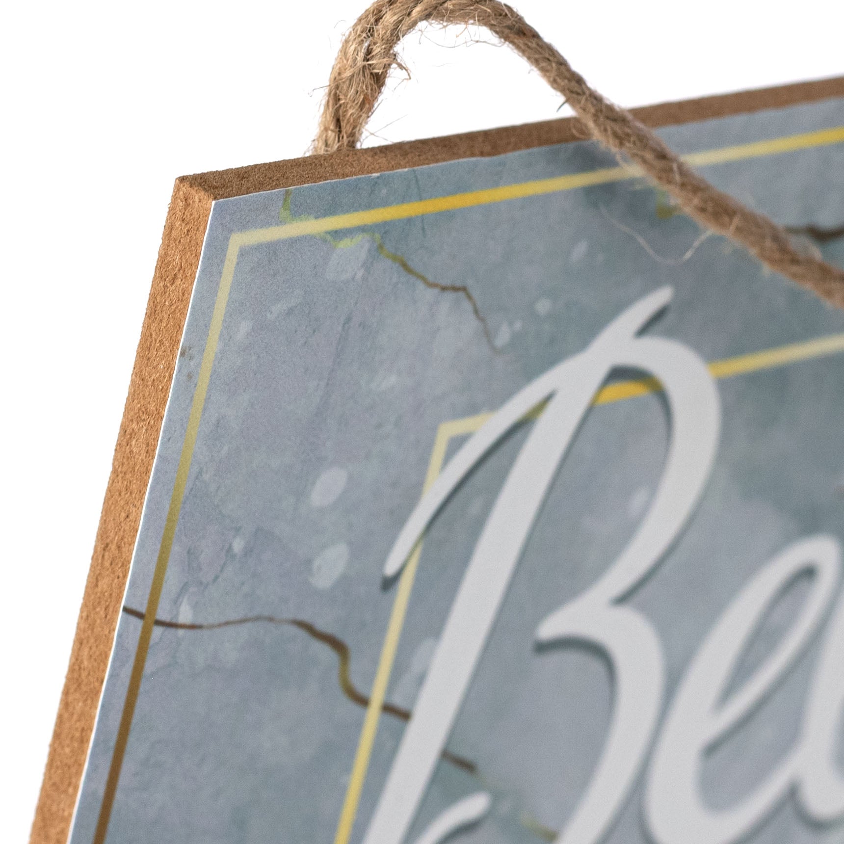 12" Wooden Sign: Marble Believe