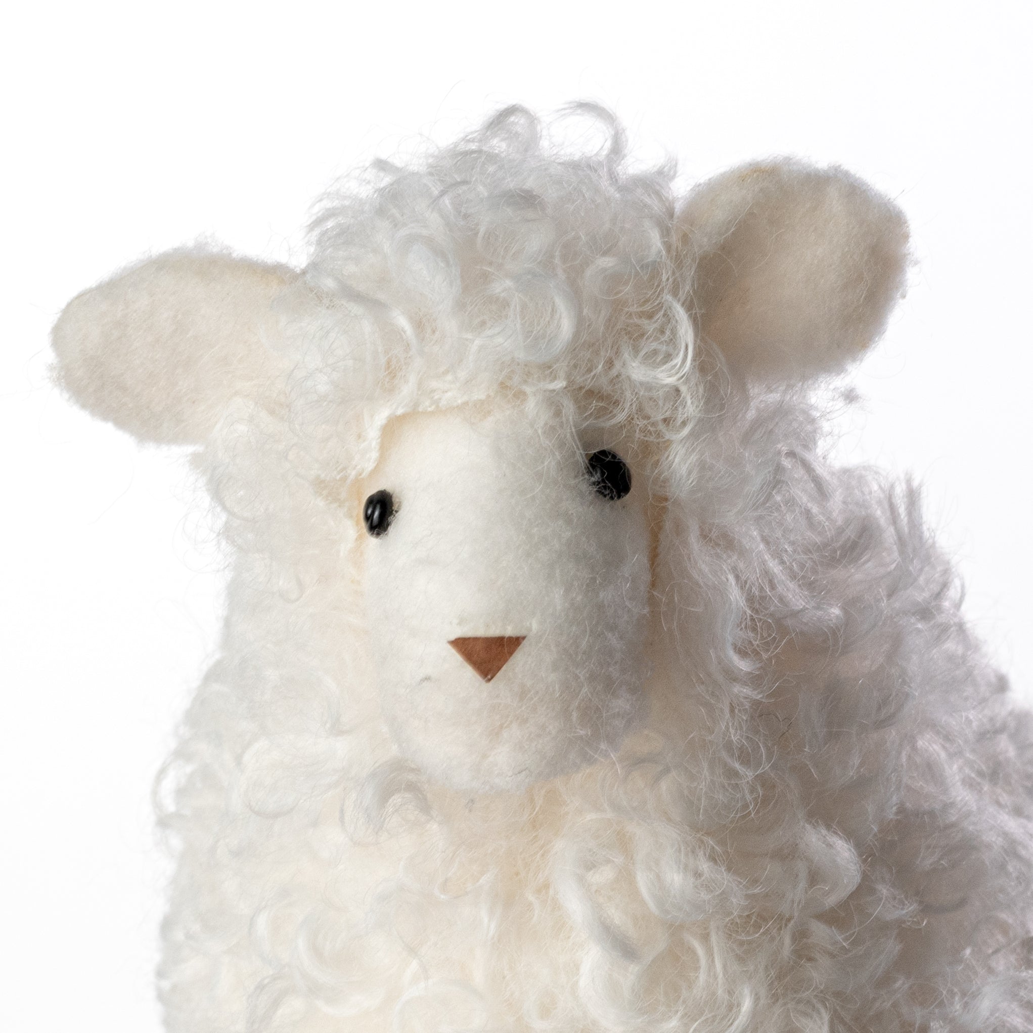 7.5" Faux Fleece Lamb Decoration