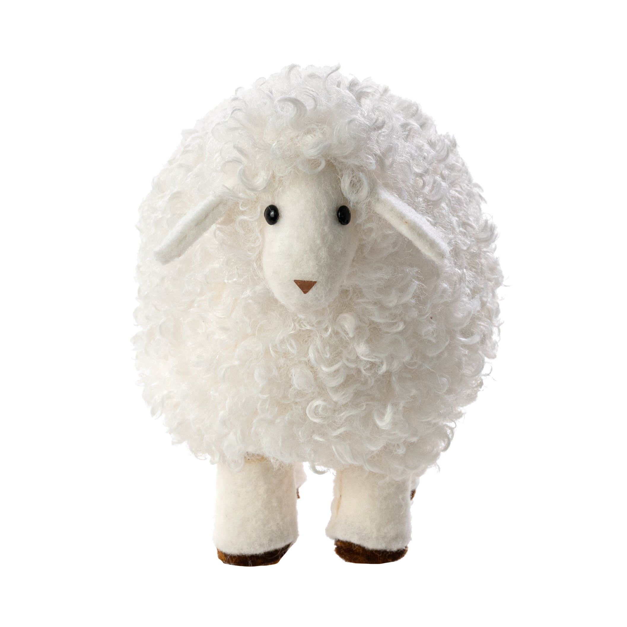 9.5" Faux Fleece Lamb Decoration