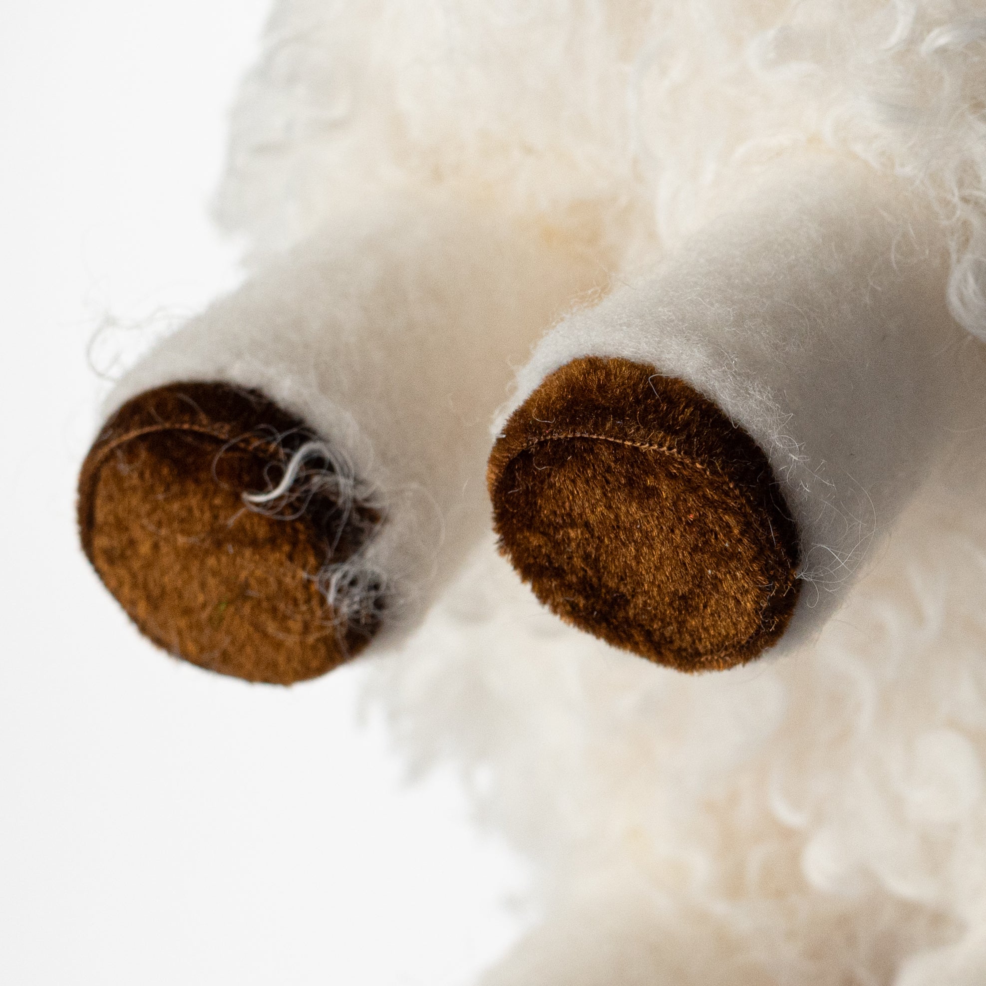 9.5" Faux Fleece Lamb Decoration