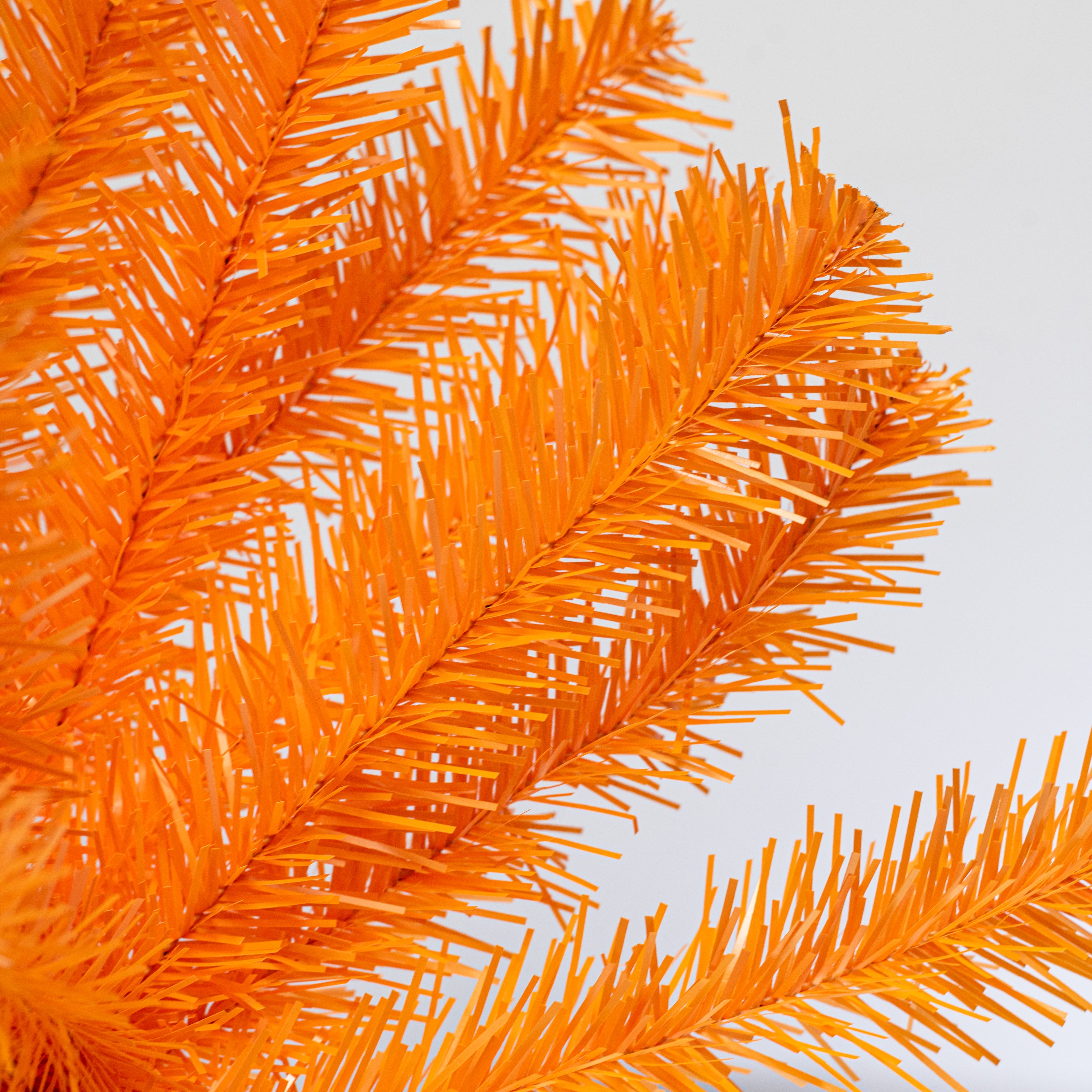 36" Pine Teardrop Swag: Orange (90 Tips)