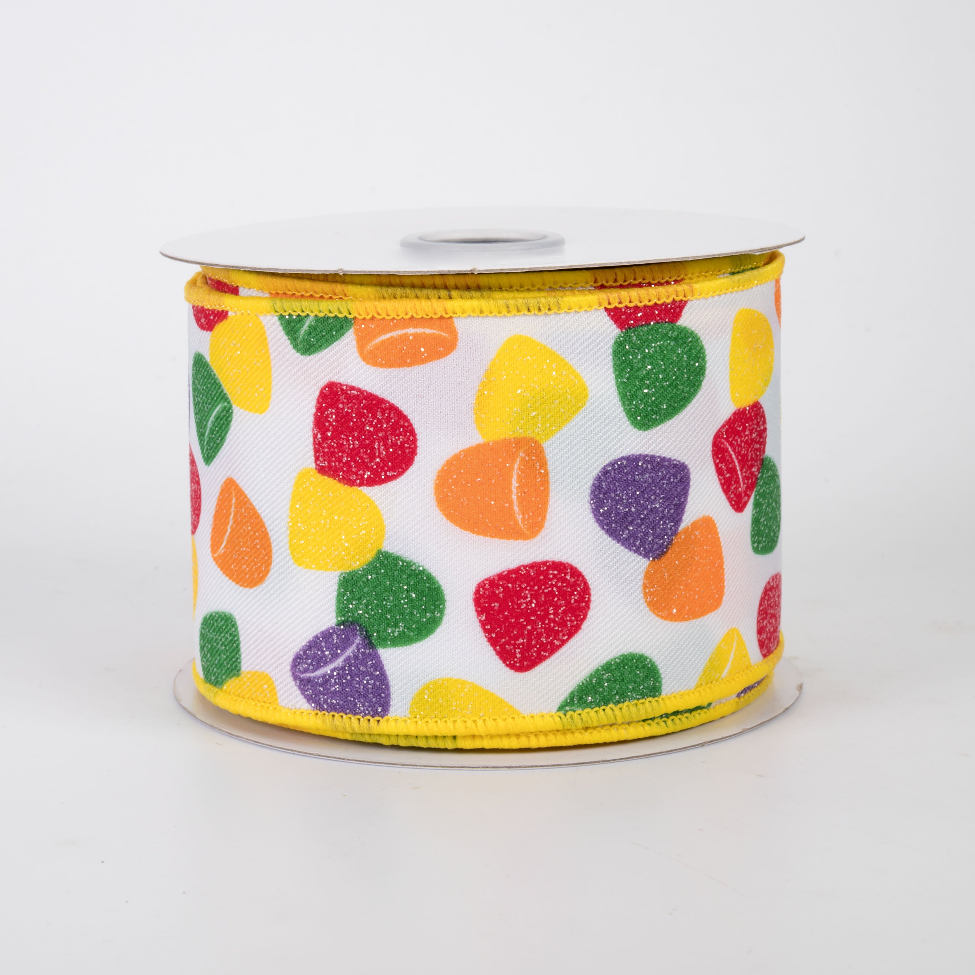 2.5" Gumdrops Candy Ribbon: Multicolor (10 Yards)