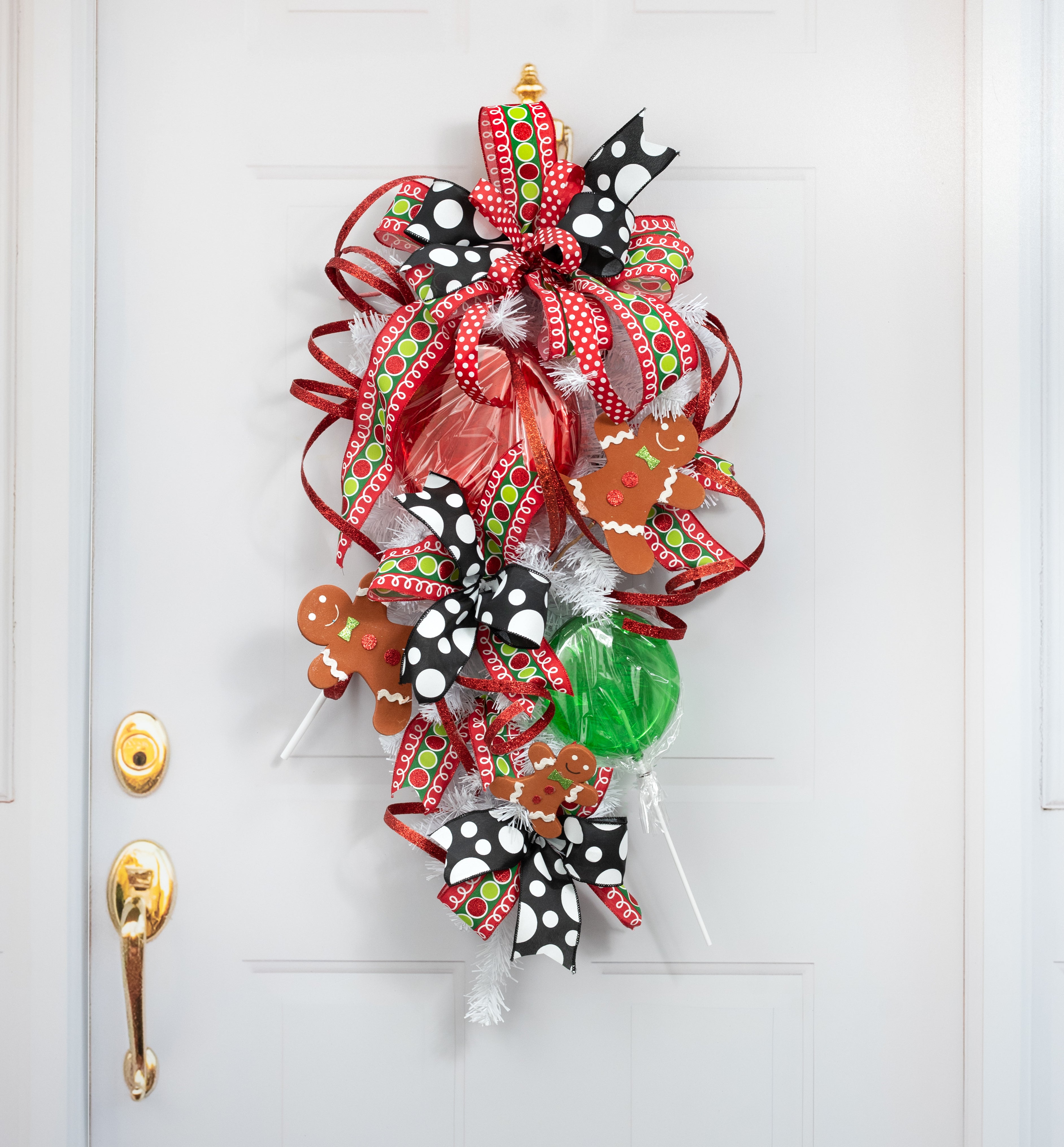 6" x 14" Candy Lollipop Stick: Clear Emerald Green