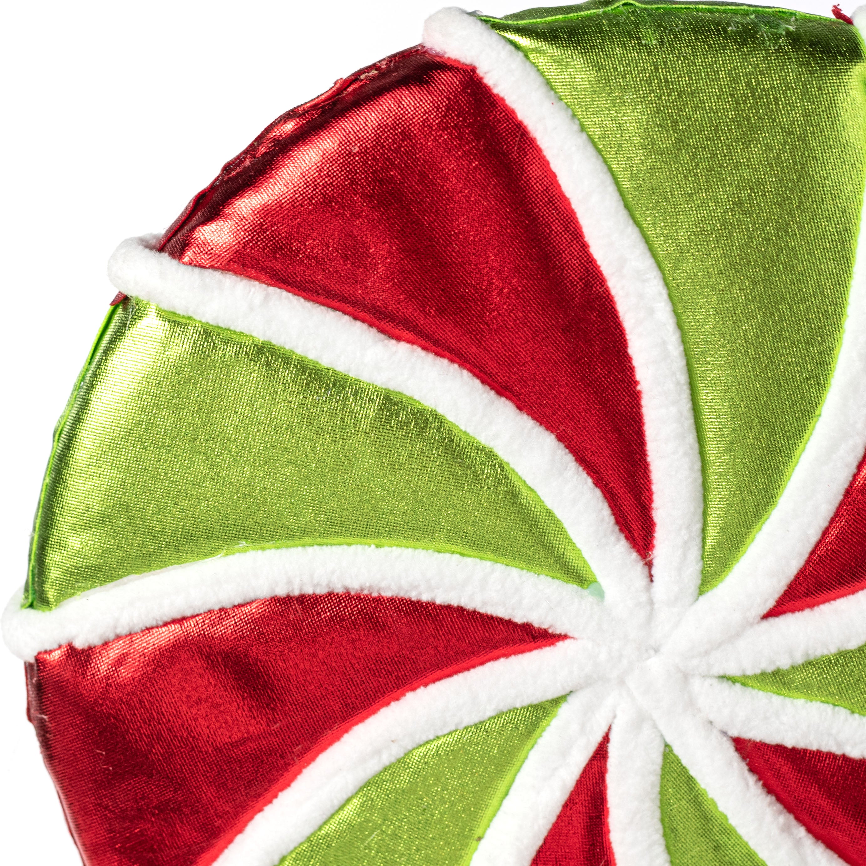 8" x 26" Metallic Lollipop Spray: Red & Lime Green