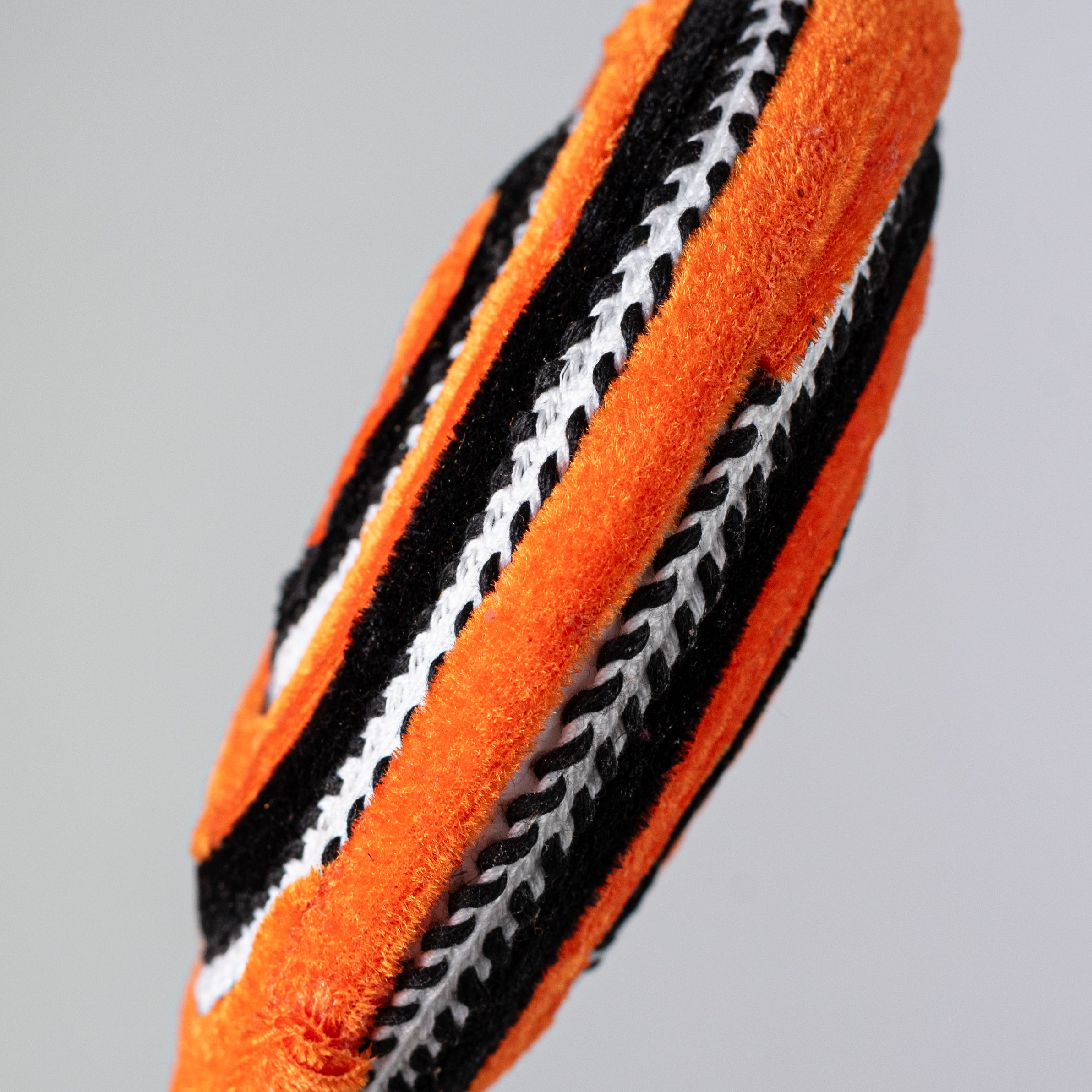 7" x 20" Velvet Lollipop Swirl Spray: Orange & Black