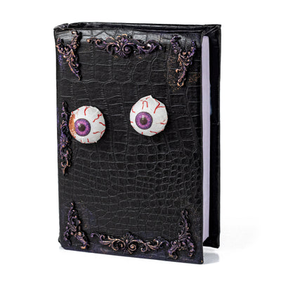 8.25" Spell Book with Eyeballs (Lights Require USB Power)