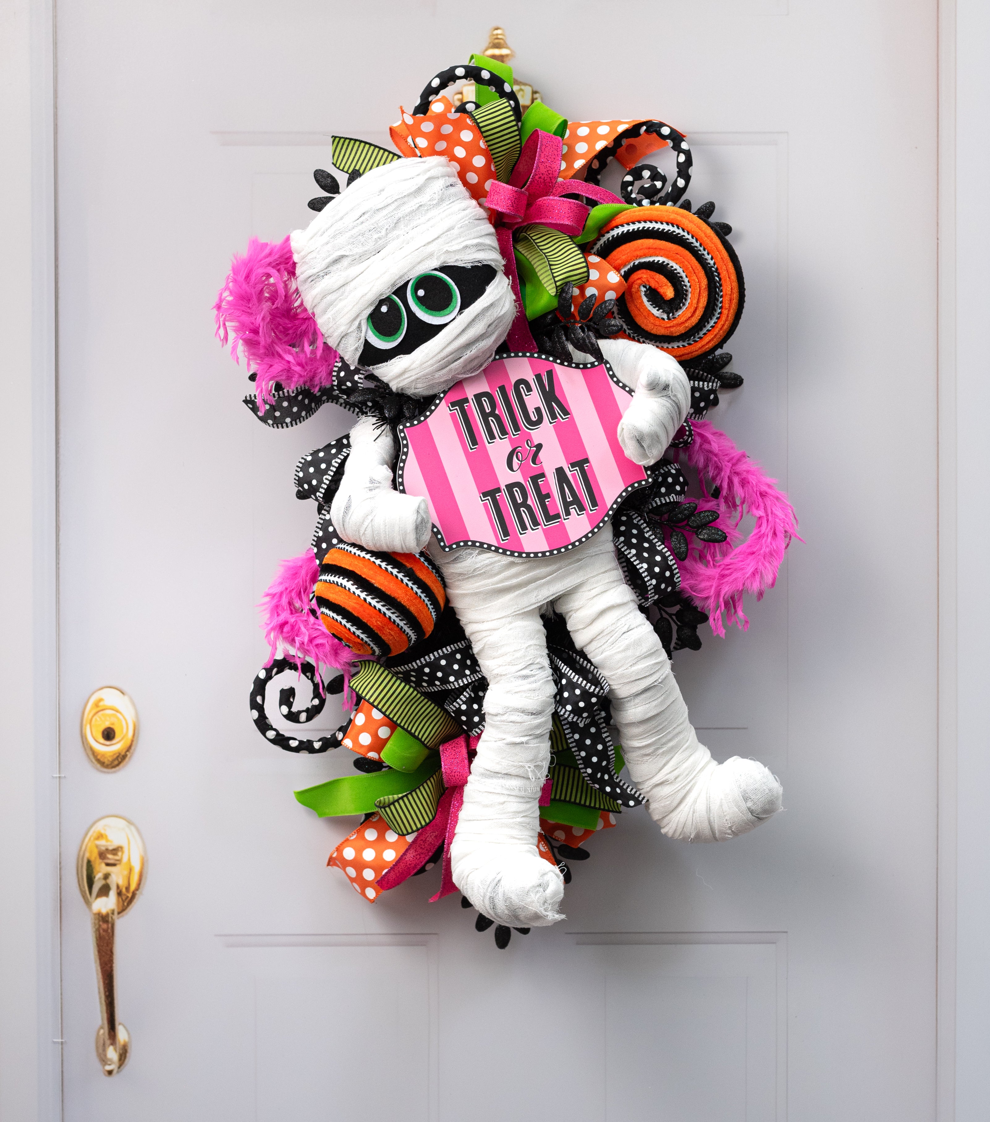 24" 4-Piece Mummy Wreath Decor Kit