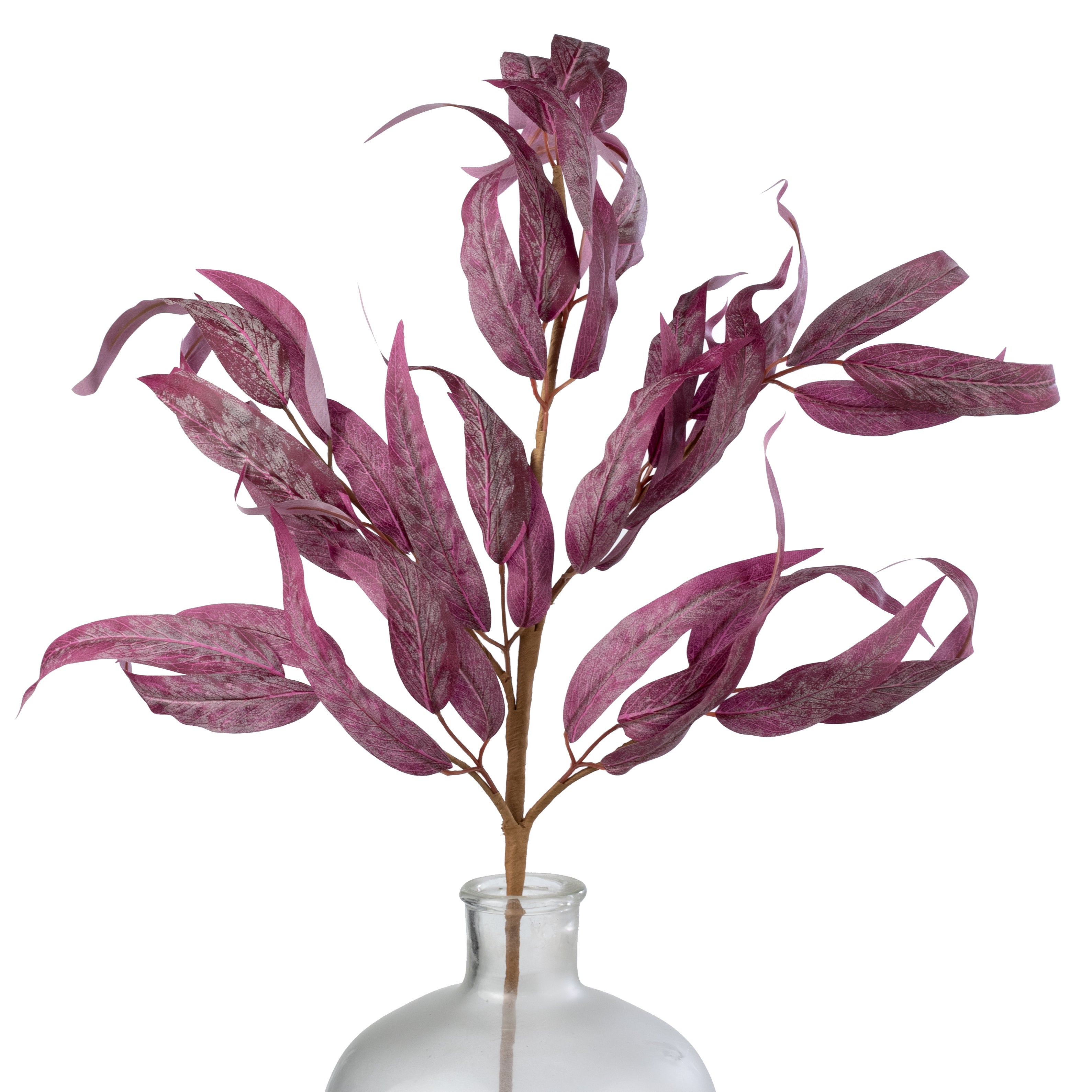 28" Willow Leaves Bush: Purple