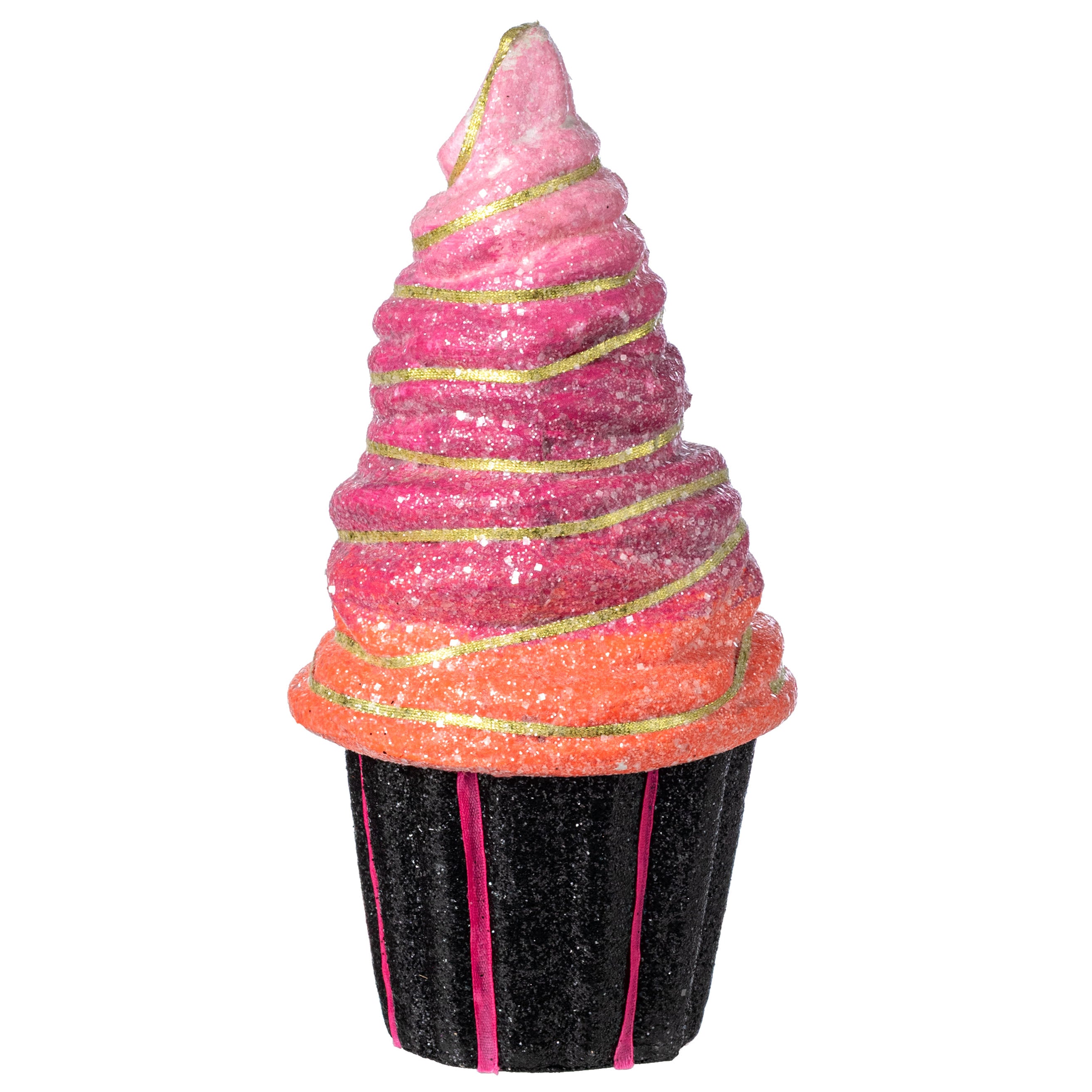 13" Cupcake Decoration: Pink Hallowween
