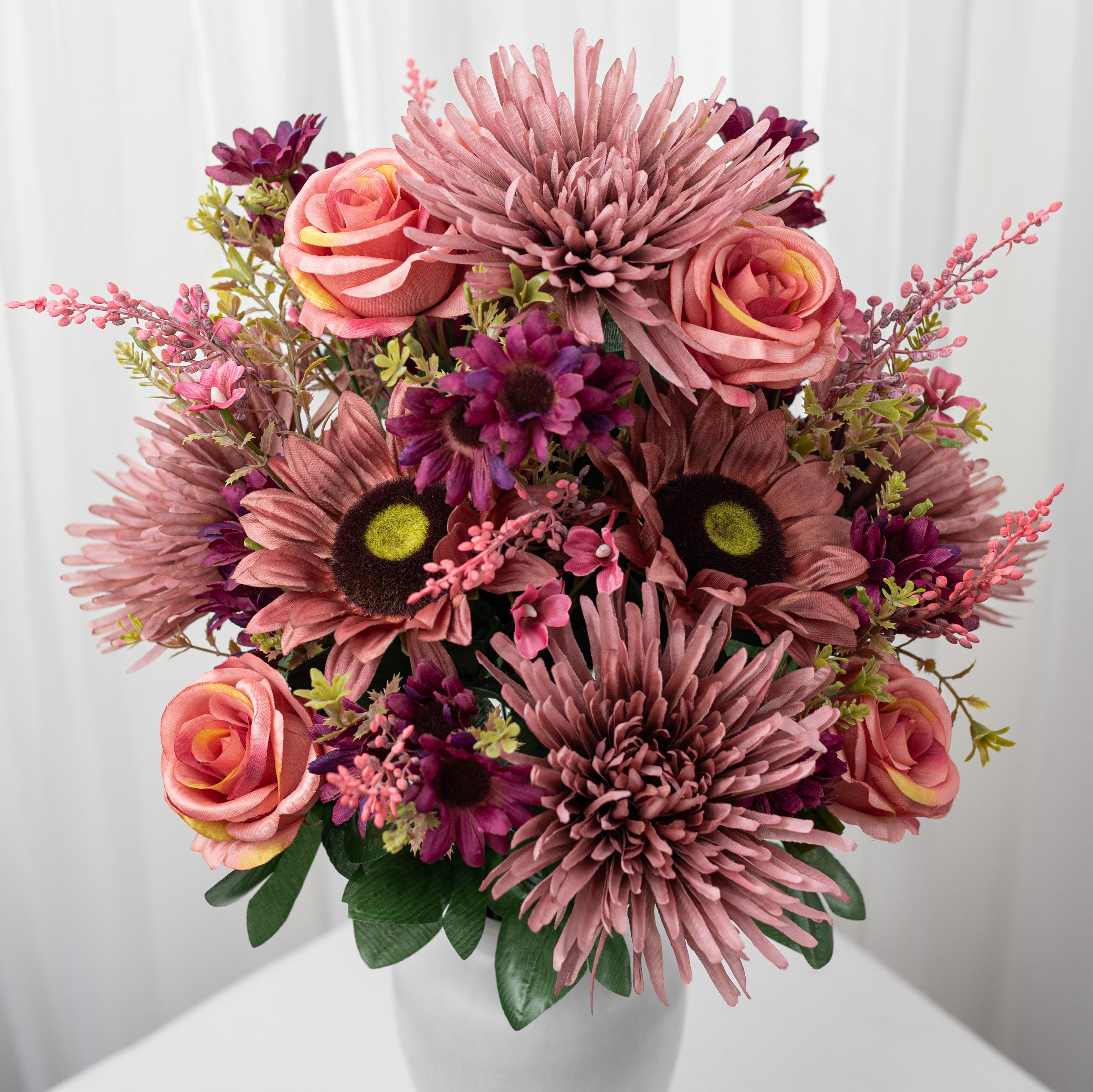 spider mums plants for sale 57194 24" Zinnia/Sunflower/Rose X 28 Mauve