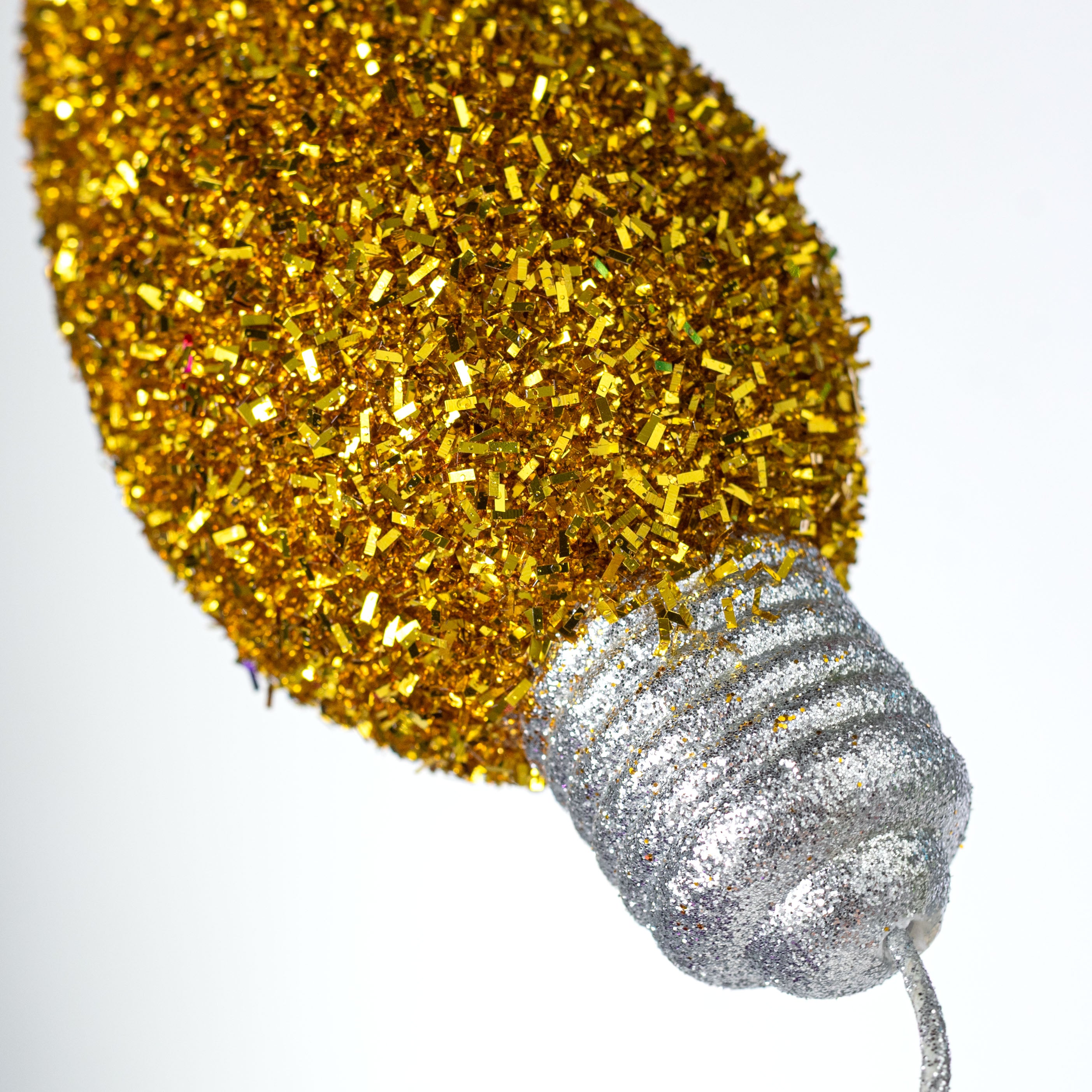 36" V-Cut Foil Jumbo Christmas Light Bulb Spray: Bright Multicolor