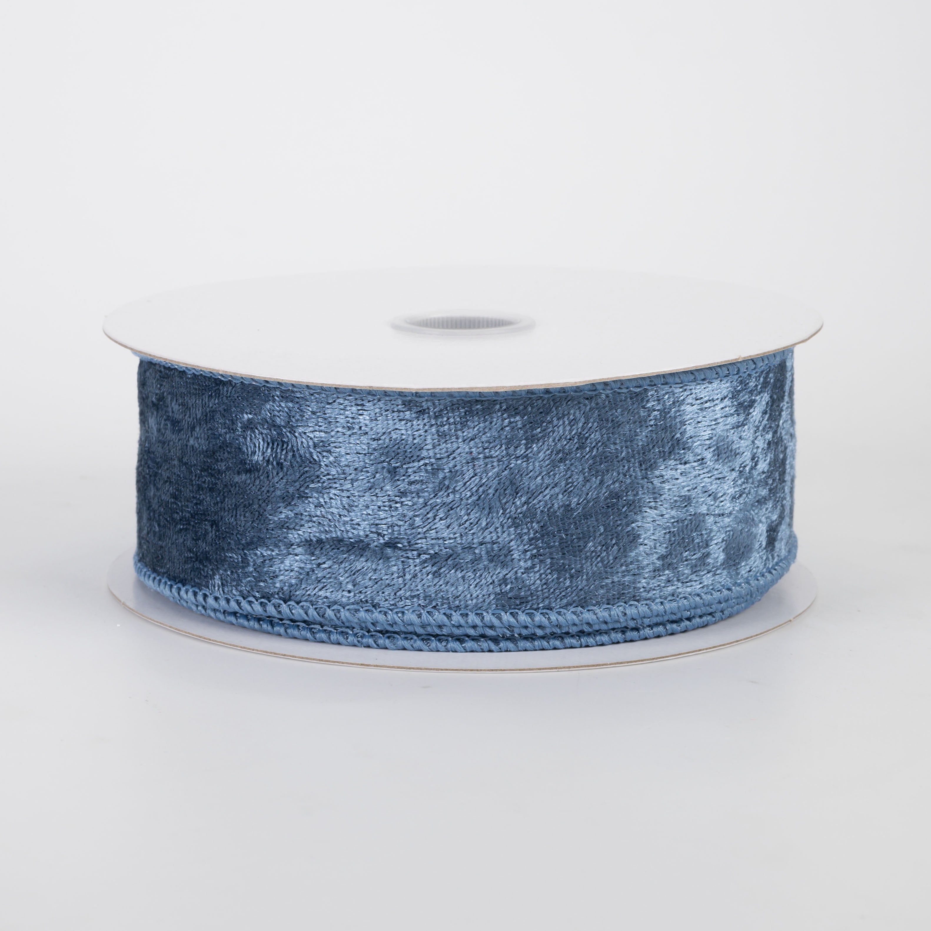 1.5" Lush Velvet Ribbon: Dusty Blue (10 Yards)