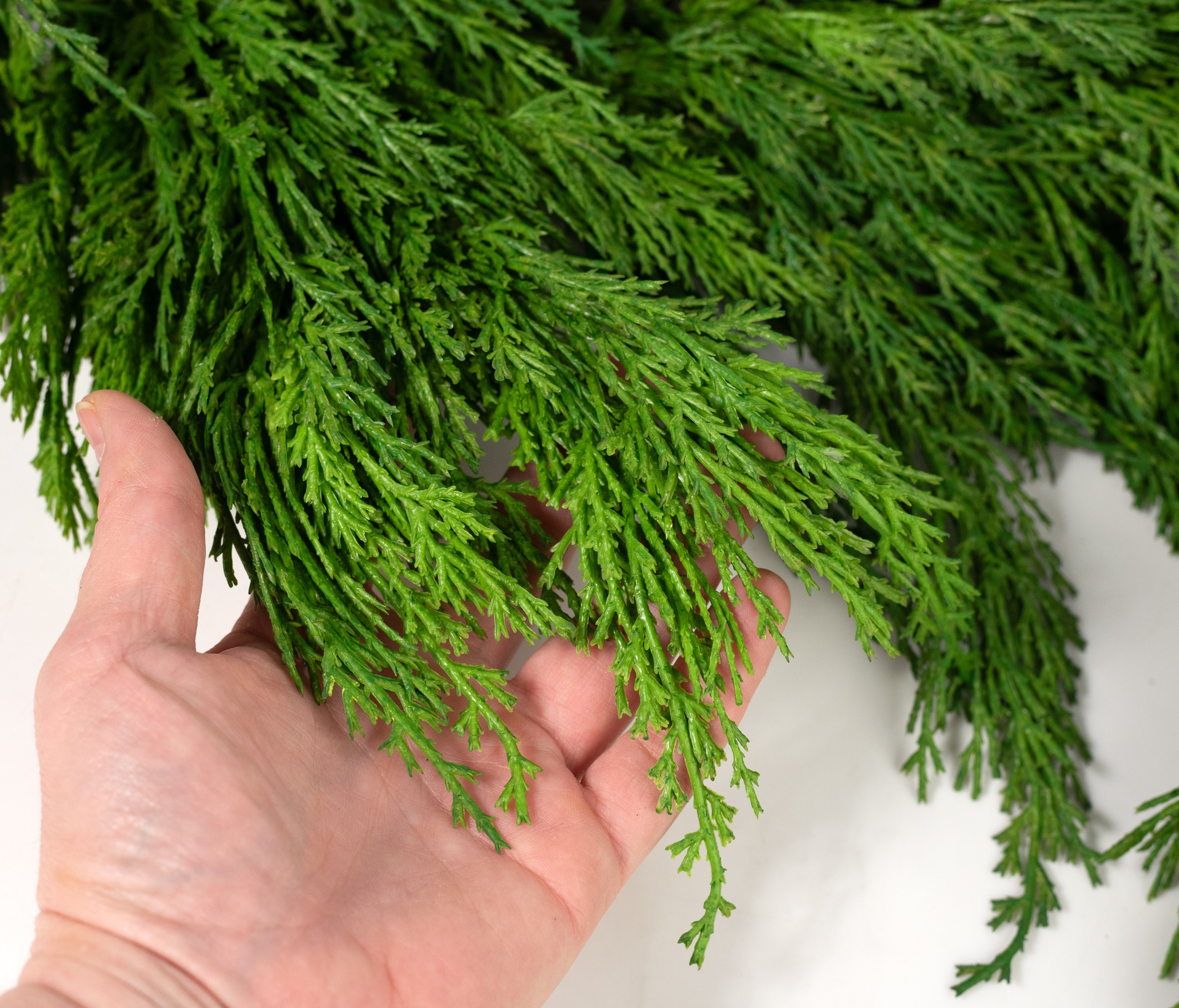 71" Faux Cedar Premium Full Garland