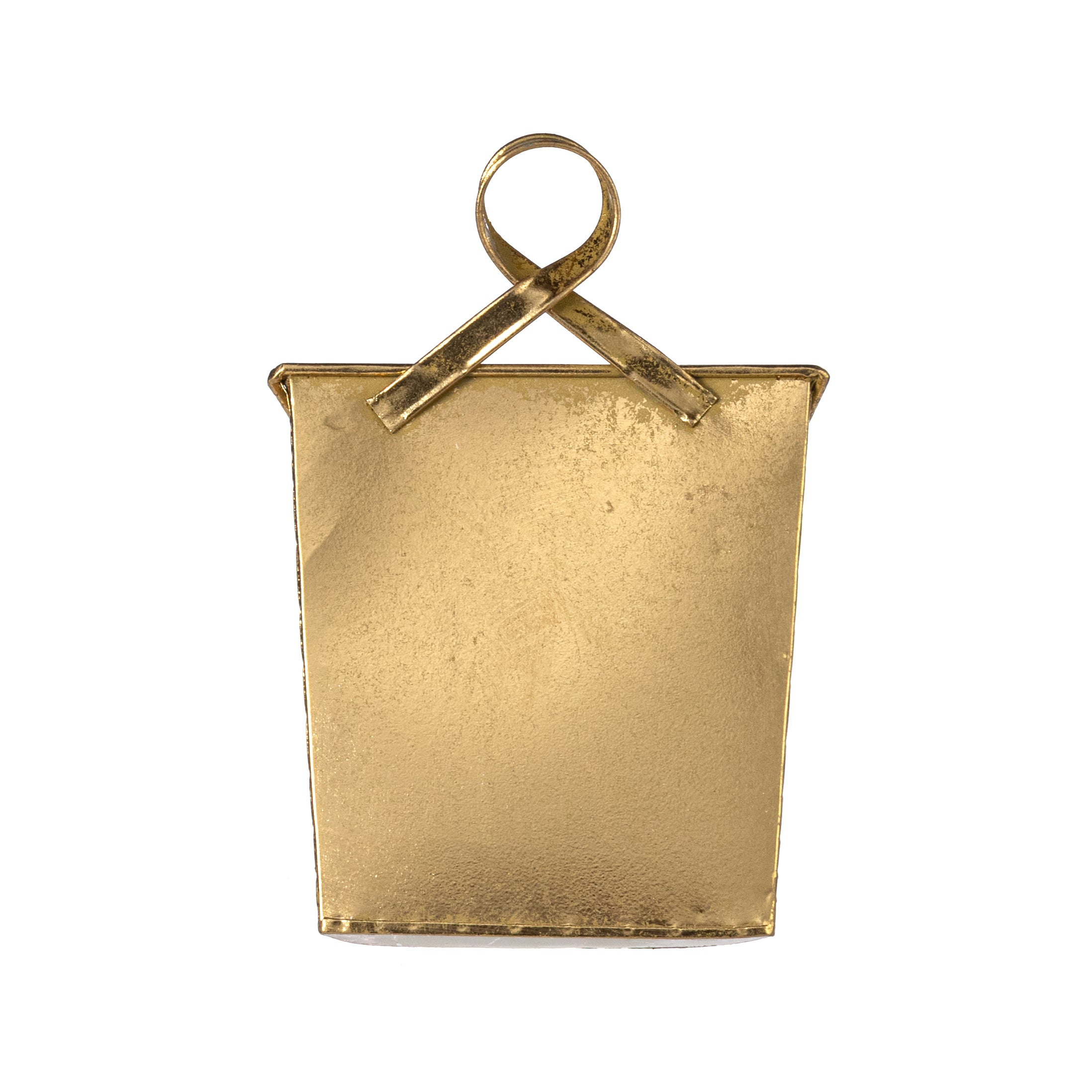 9" Metal Wall Pocket: Dazzling Gold