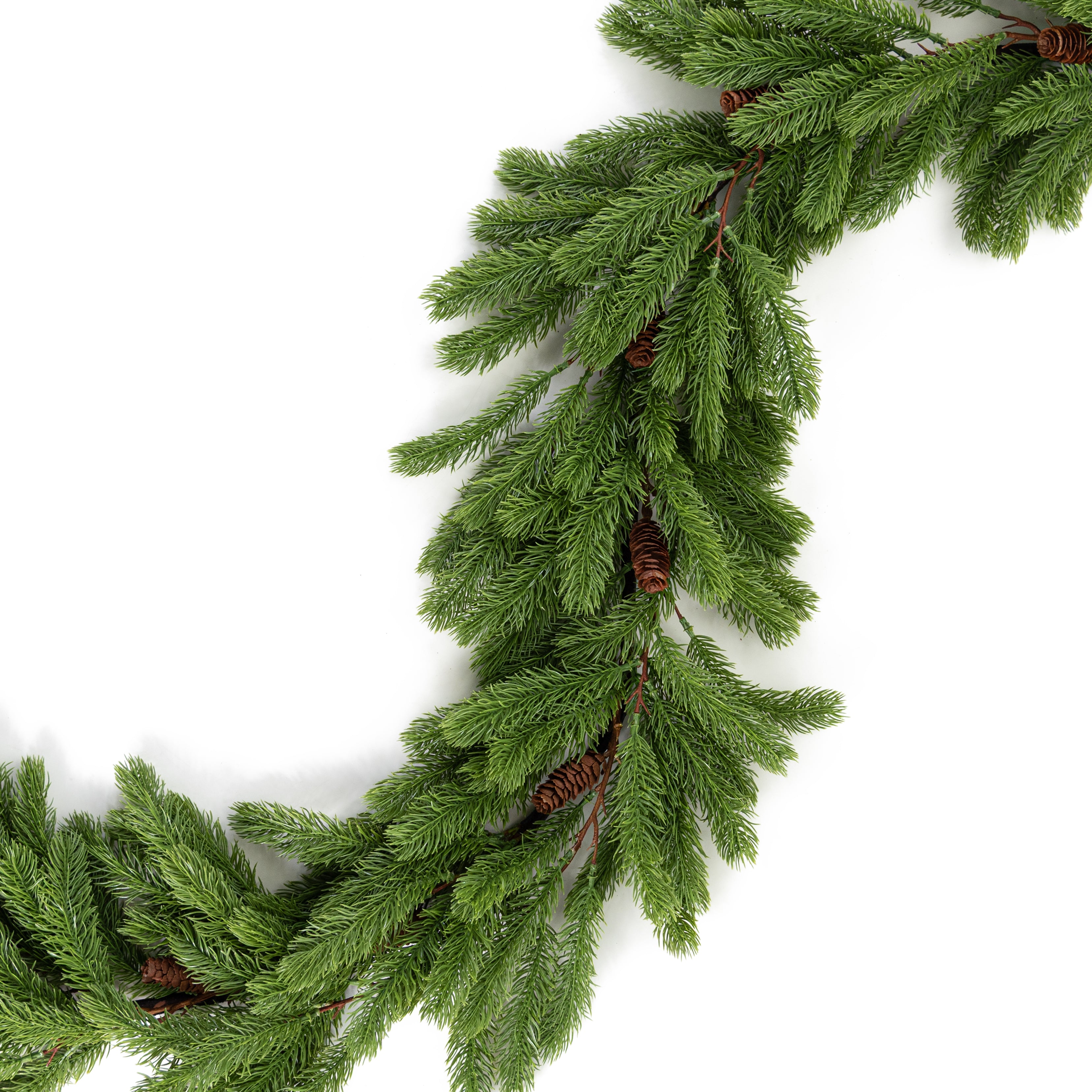 65'' Deluxe Pine & Pinecone Garland: Evergreen