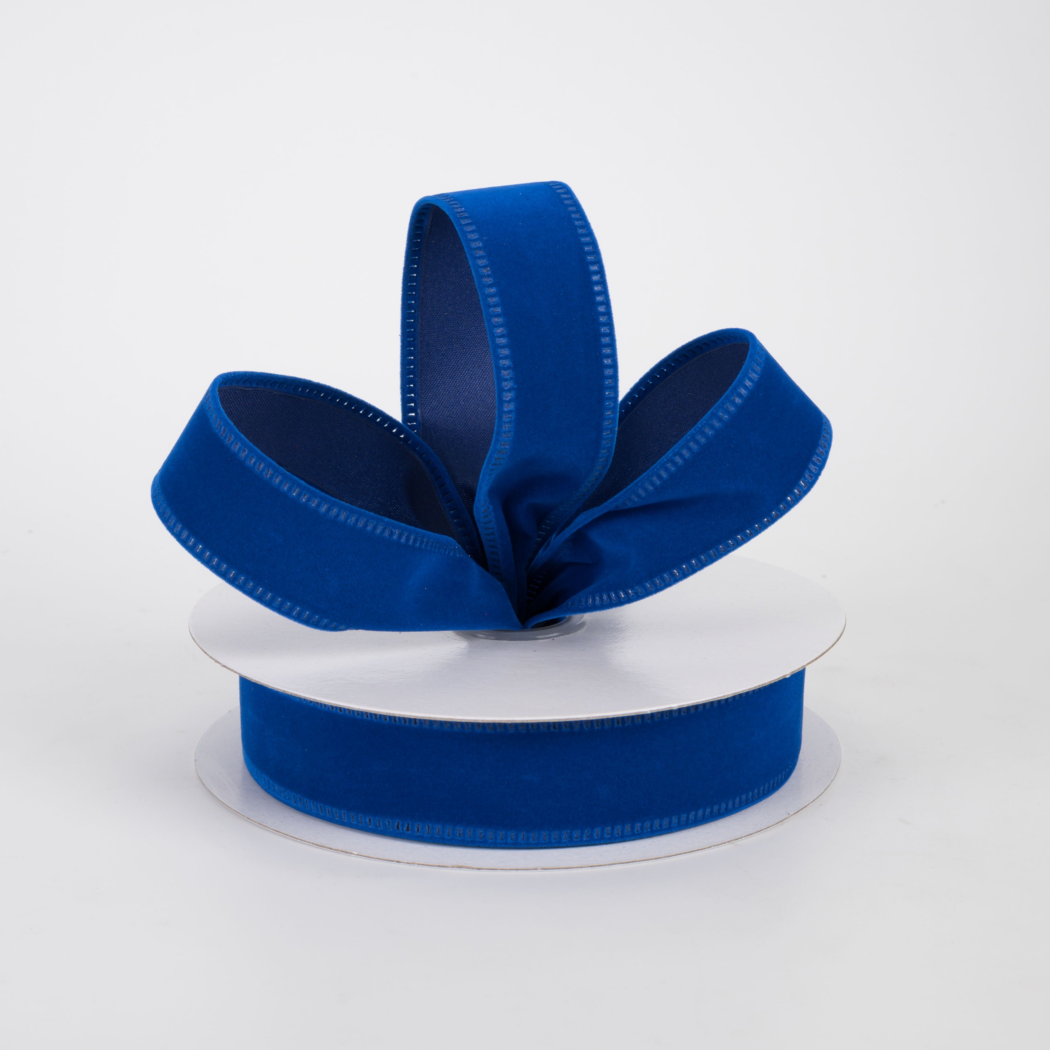 7/8" Value Velvet Ribbon: Royal Blue (10 Yards)
