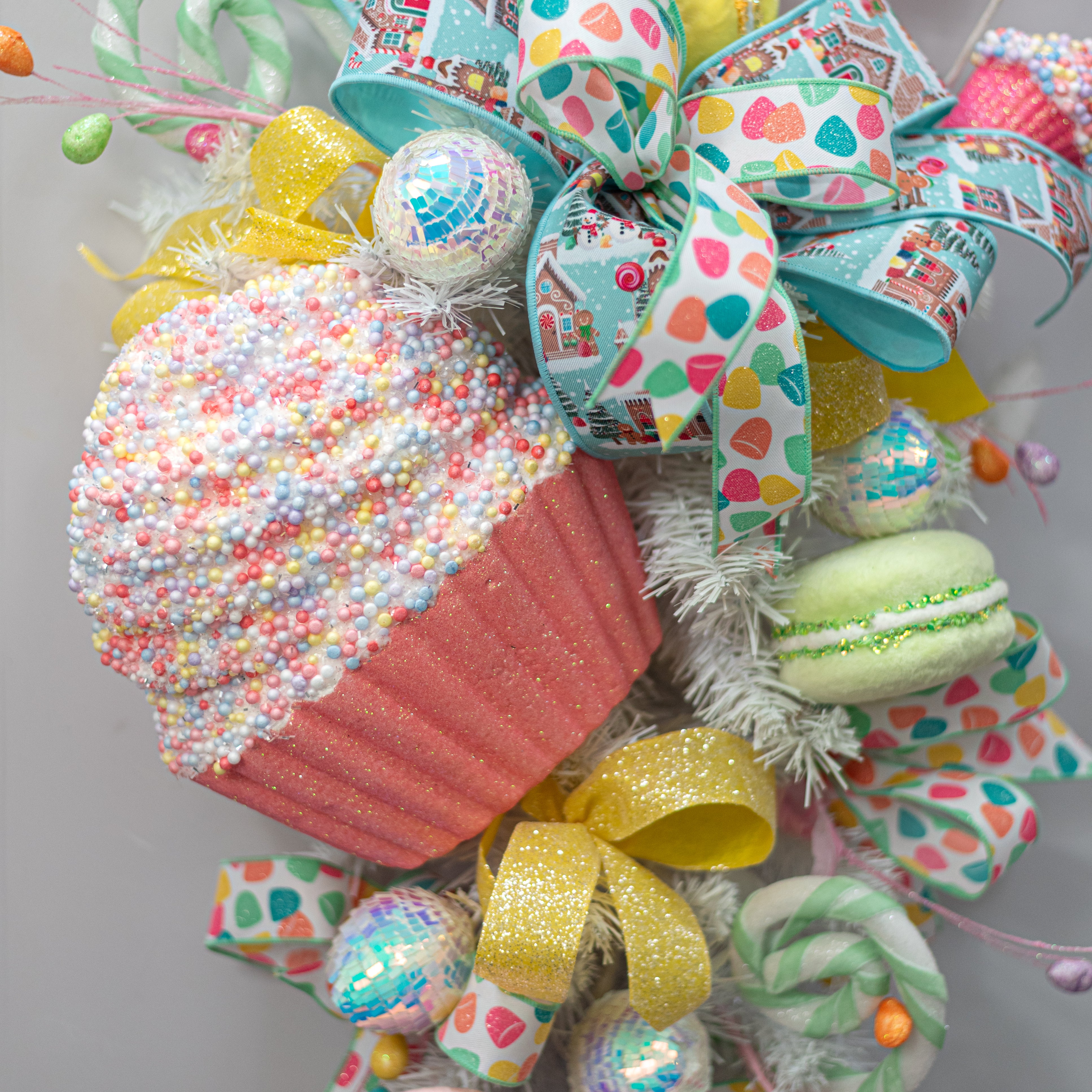 9" x 28" Jumbo Pastel Sprinkle Cupcake Spray