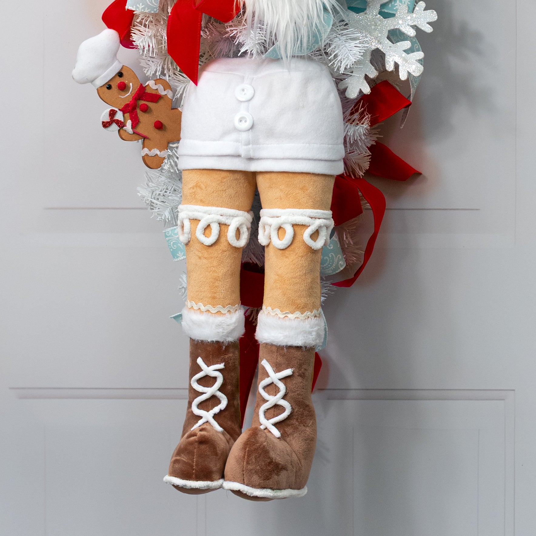 18" Plush Gingerbread Nutcracker Chef Leg
