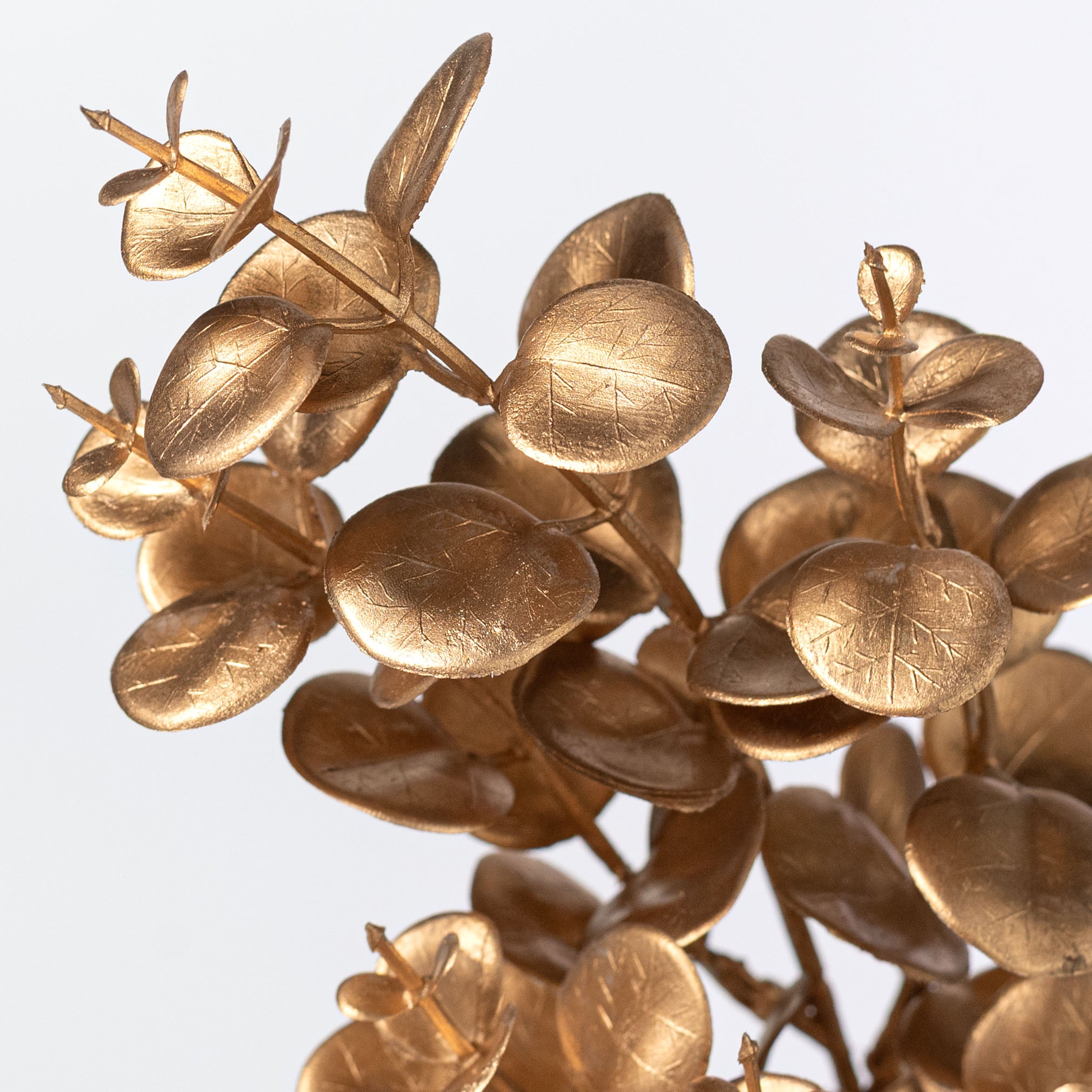 4' Eucalyptus Garland: Matte Metallic Gold