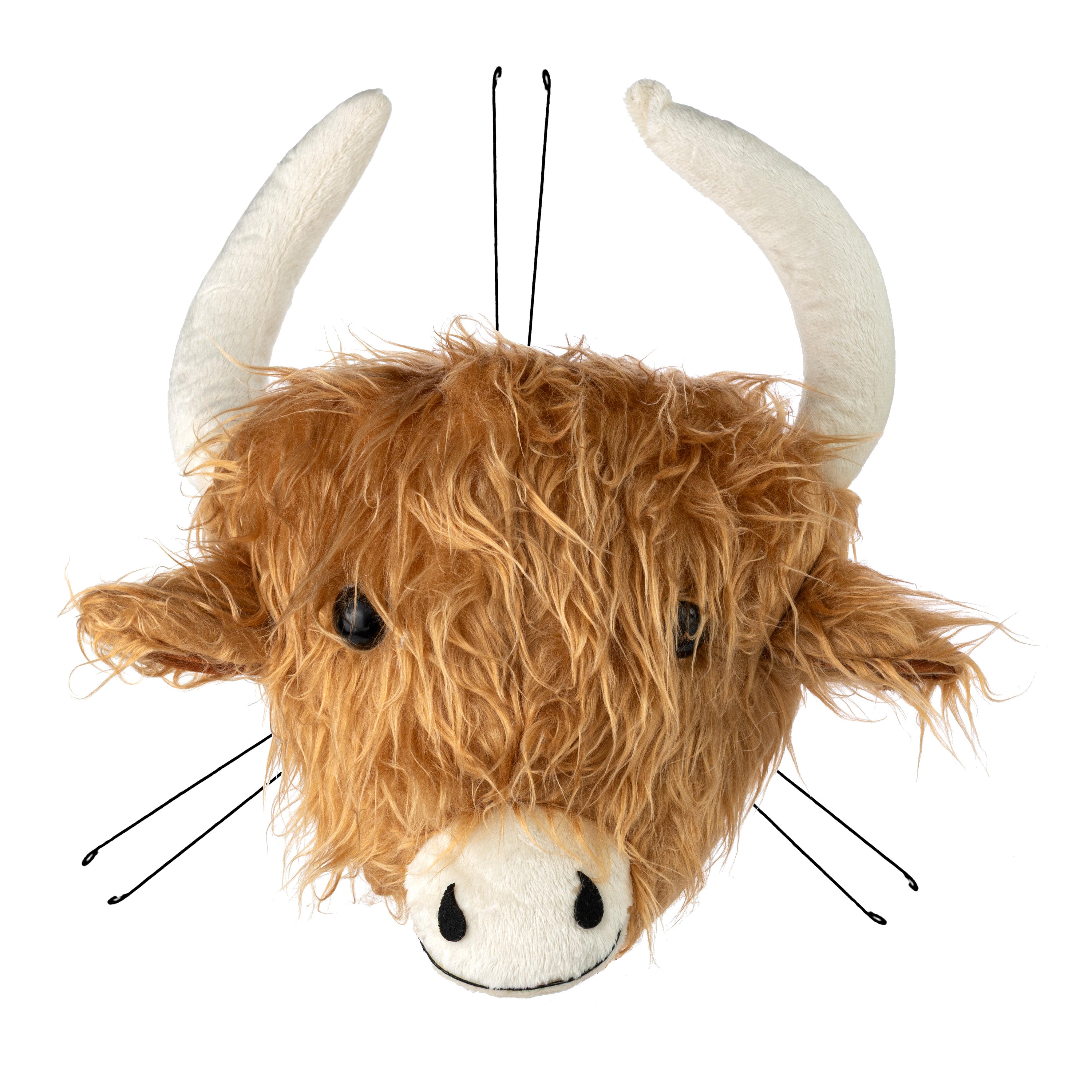 15" Highland Cow Head Wreath Decor