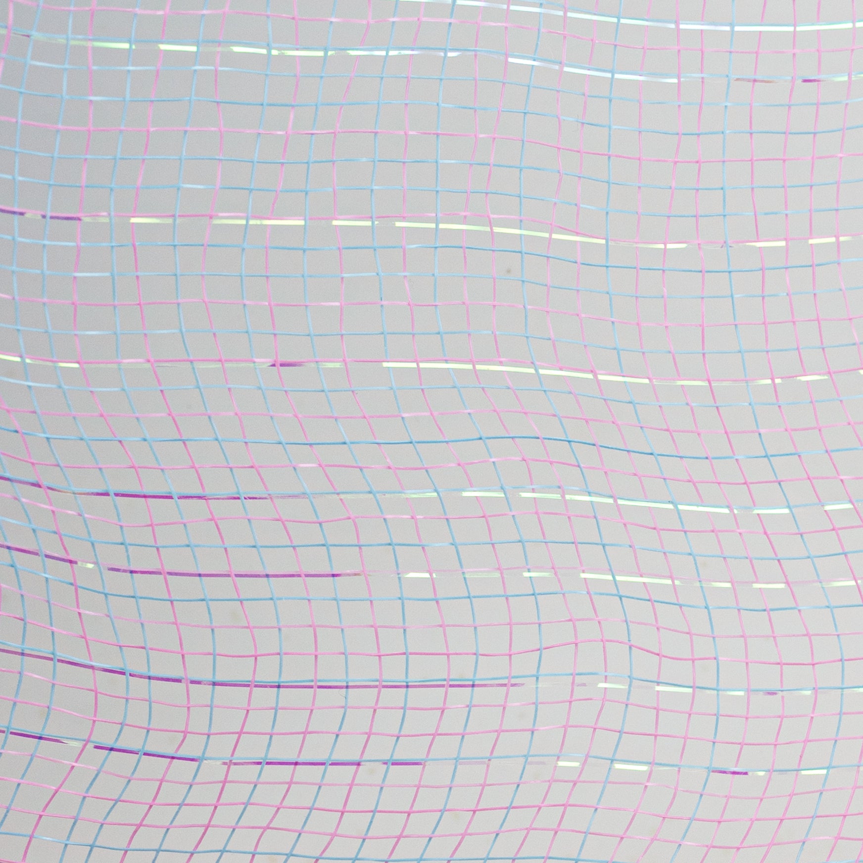 10" Iridescent Ombre Mesh: Lavender, Blue & Pink