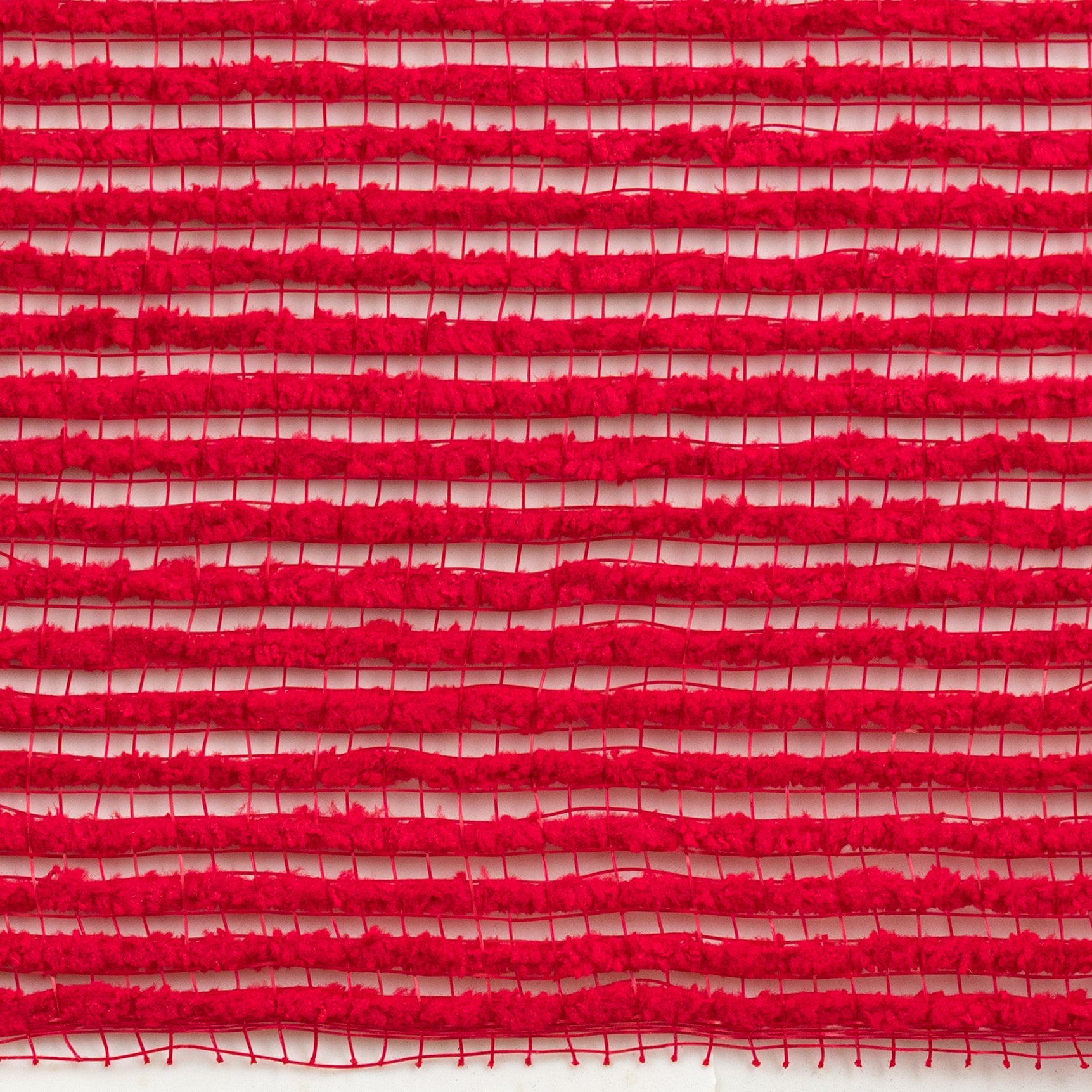 10" All Snow Fuzz Mesh: Red (10 Yards)