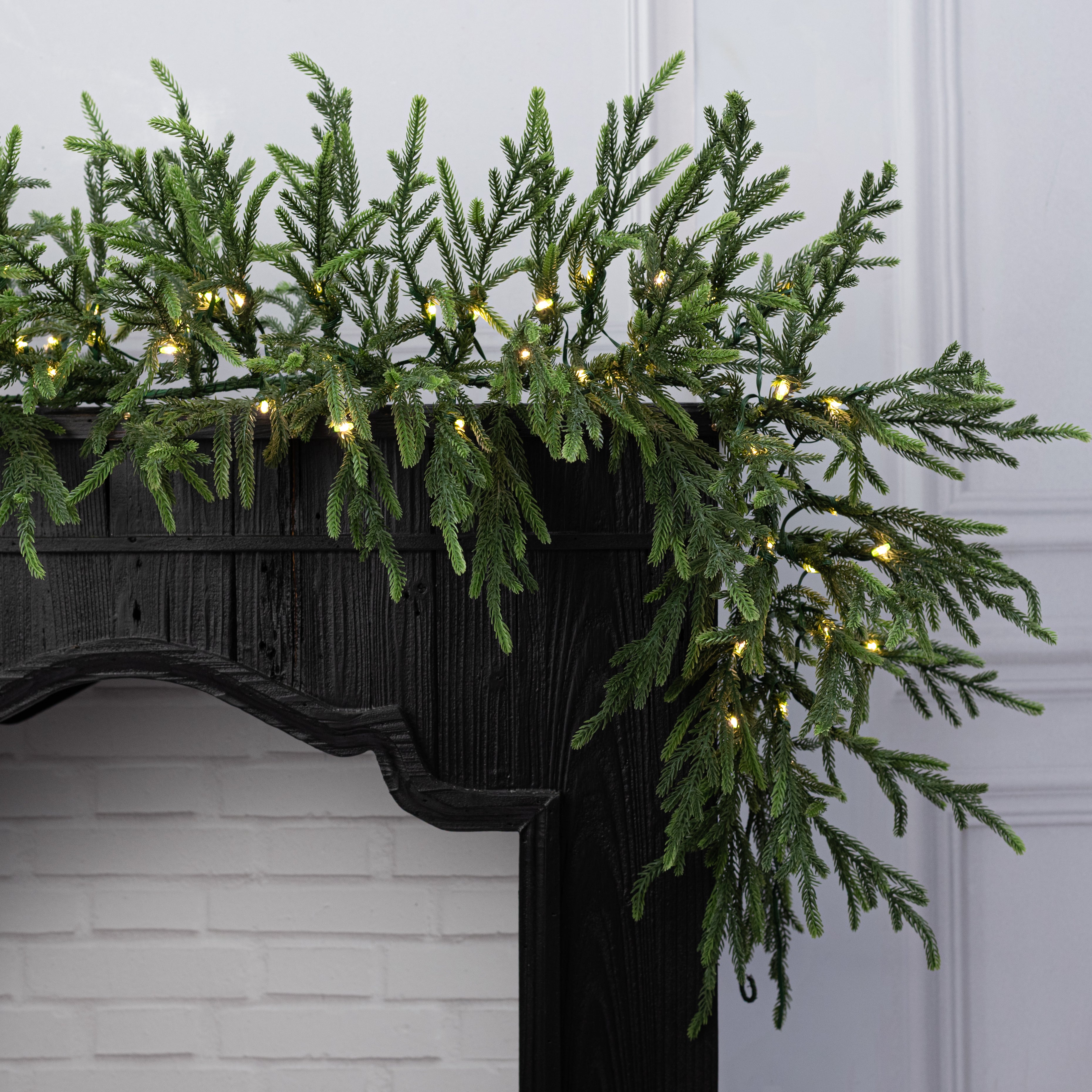 6' Norfolk Pine Starlite Lighted Garland (120 Tip)