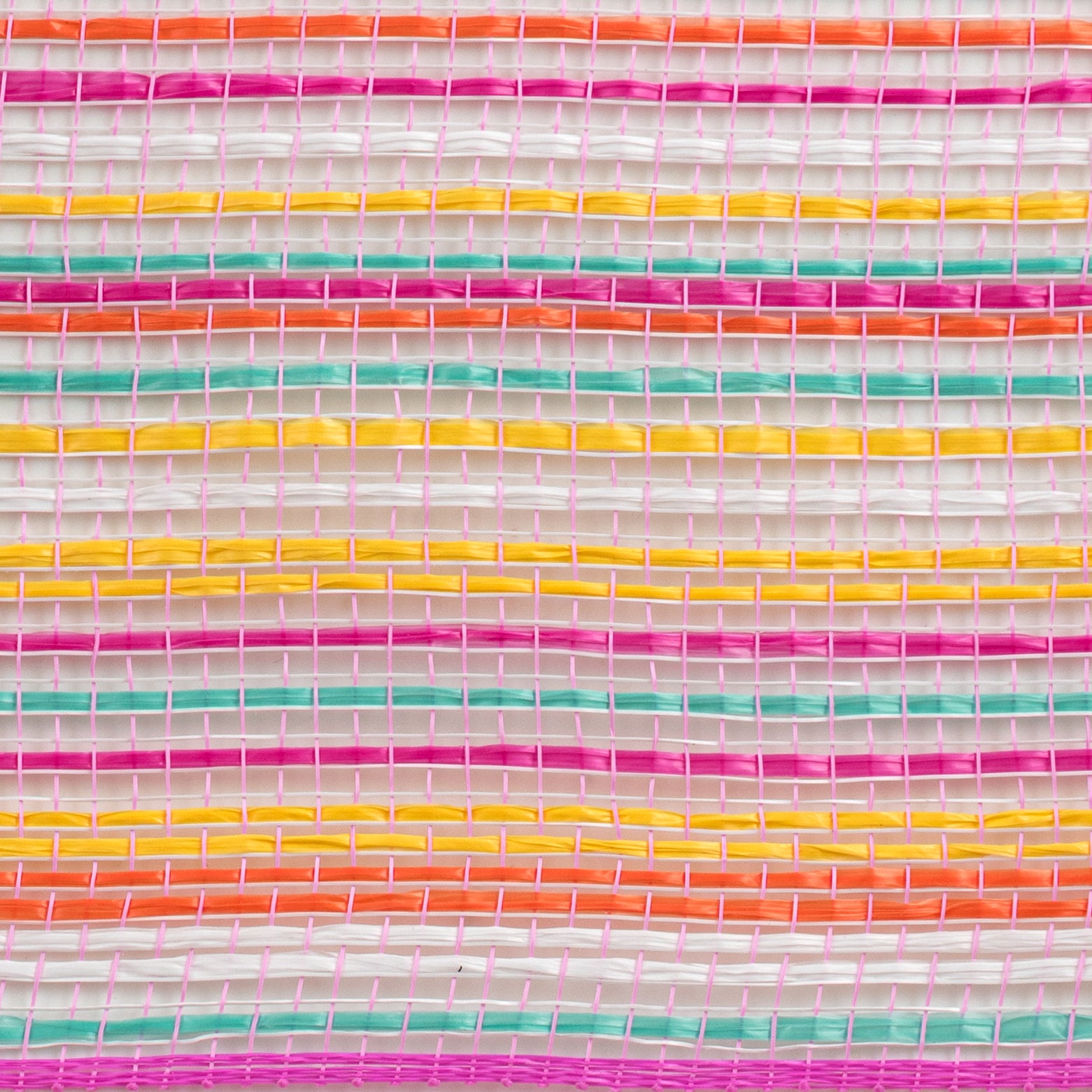 10" Vertical Wide Strip Striation Mesh: Multicolor Brights