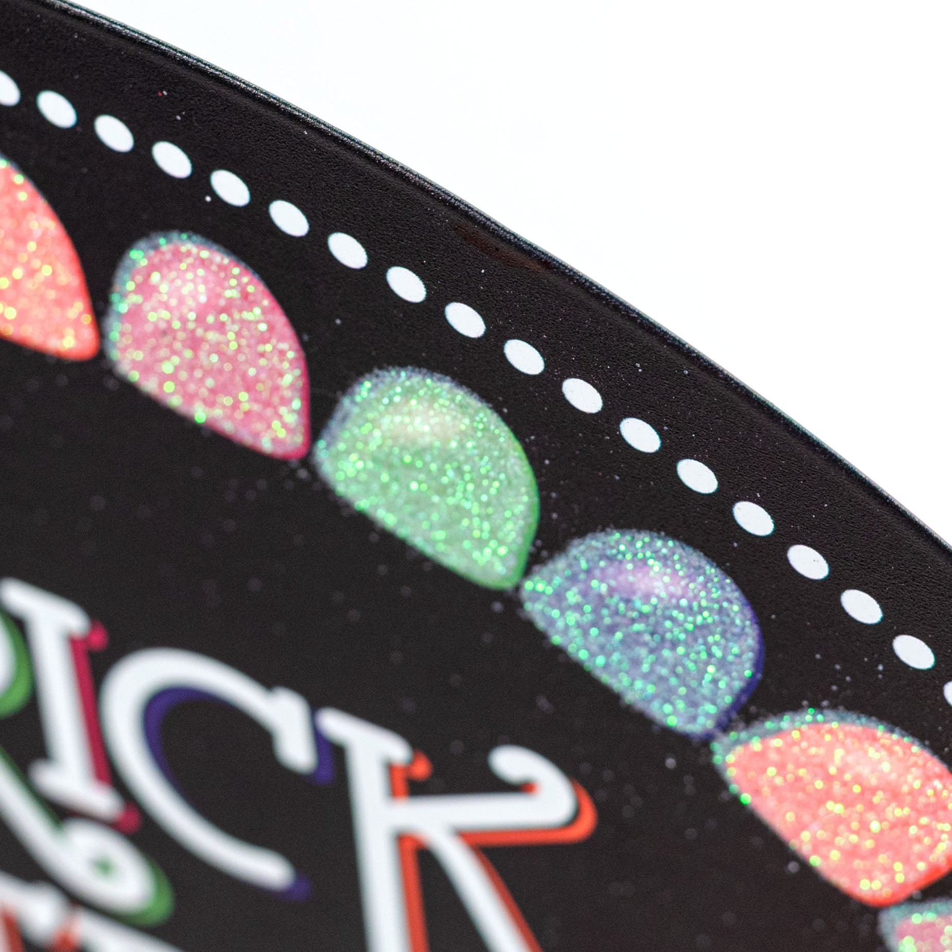 12" Round Metal Sign: Glitter Trick or Treat Have a Sweet Gumdrops