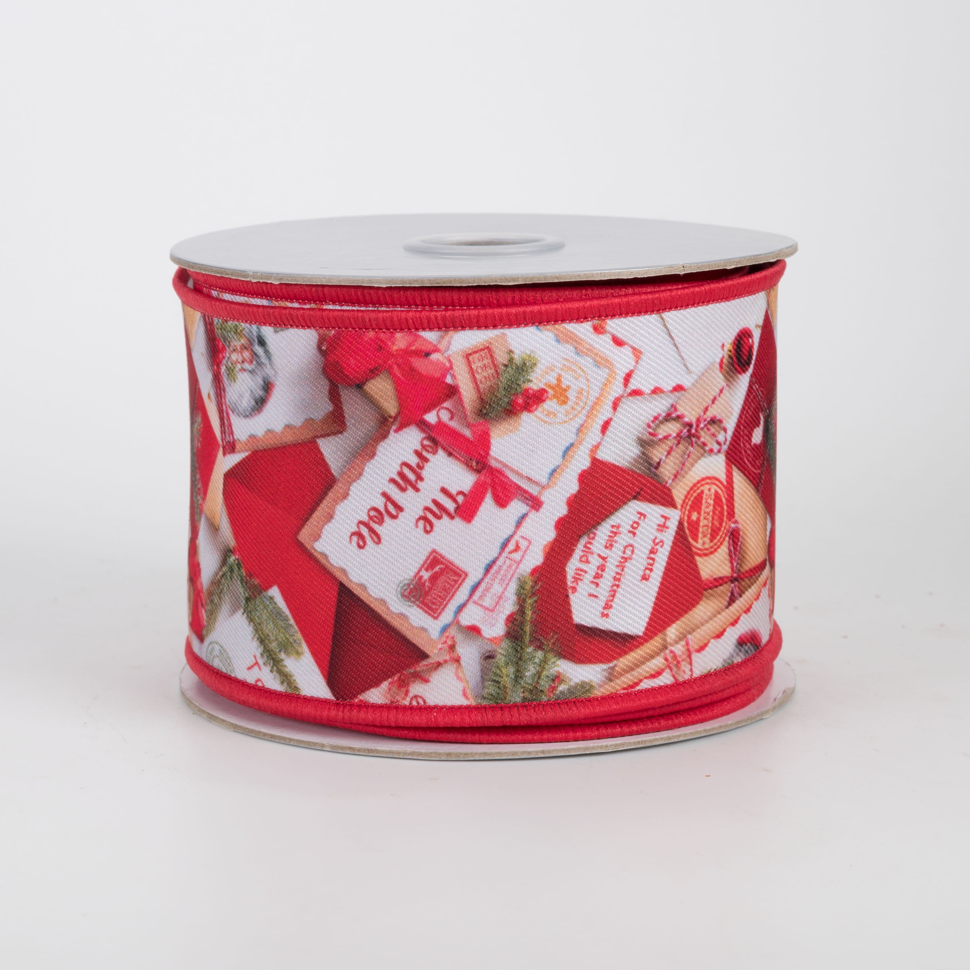 2.5" Brilliance Digital Print Letters to Santa Ribbon (10 Yards)