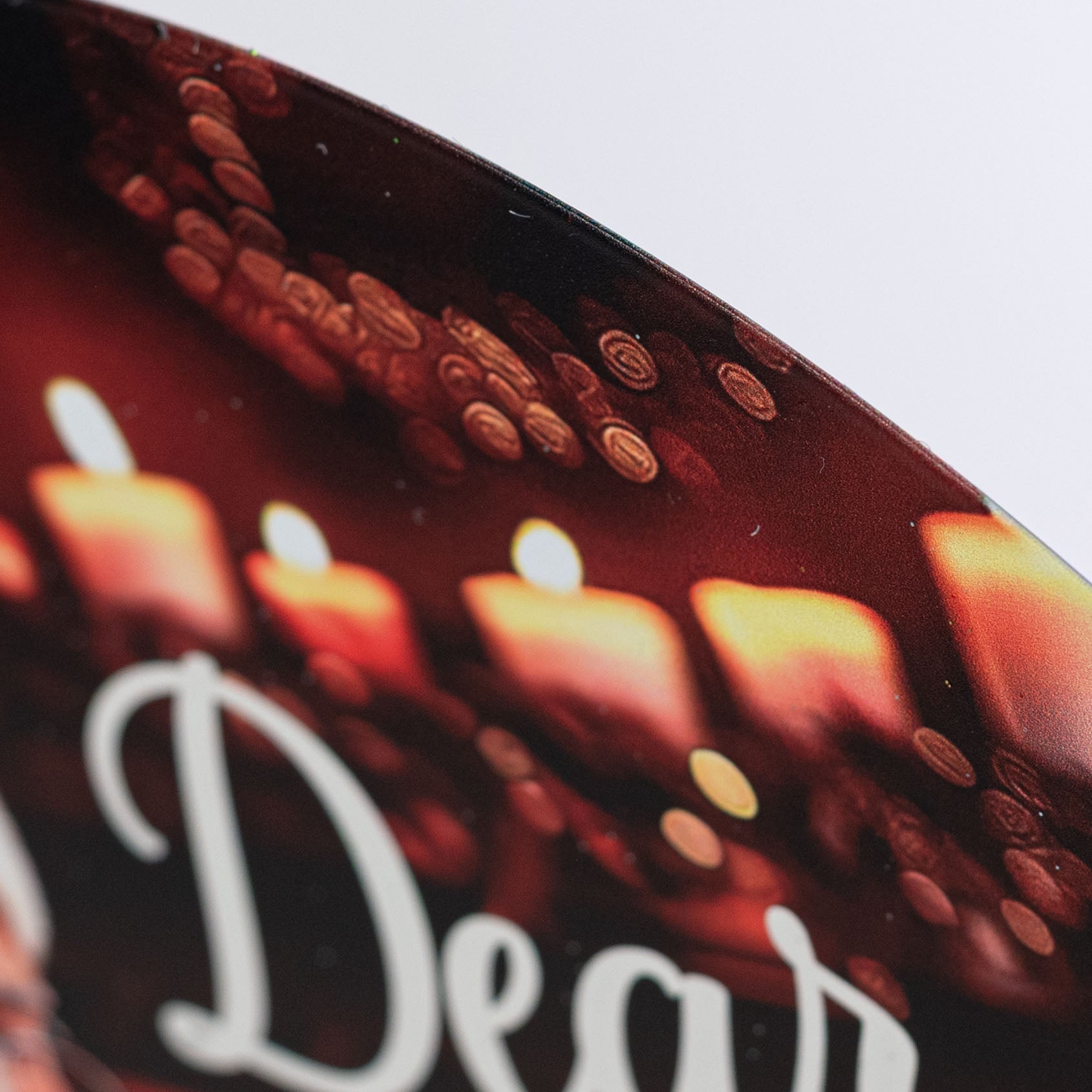 12" Round Metal Sign: Dear Santa Letter