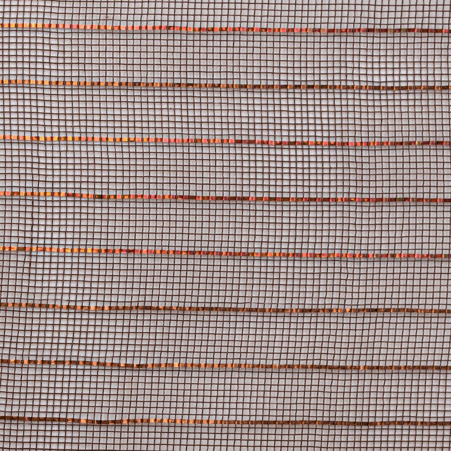 10" Metallic Fine Weave Deco Mesh: Chocolate Brown