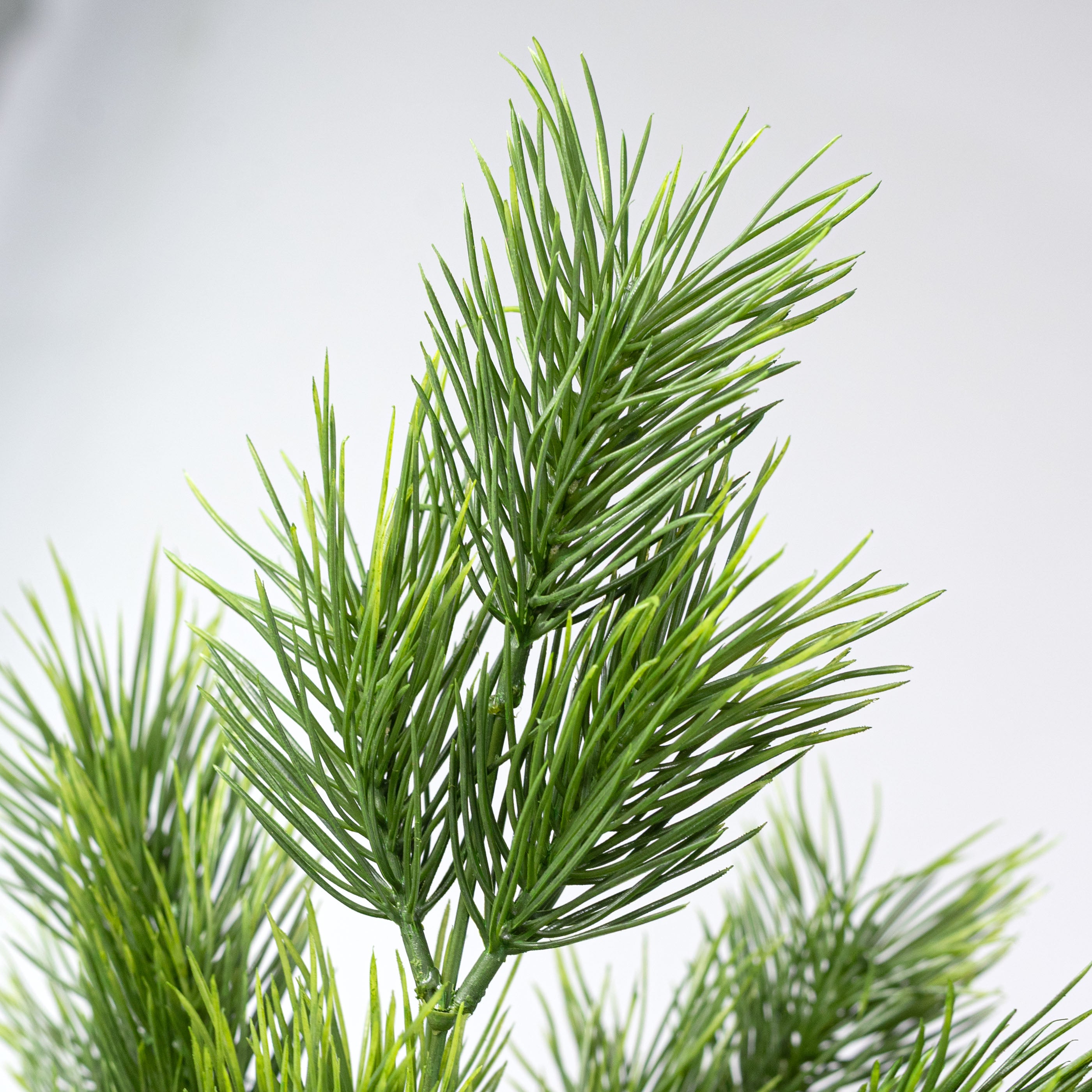 17" Plastic Larch Pine Bush (5 Stem)