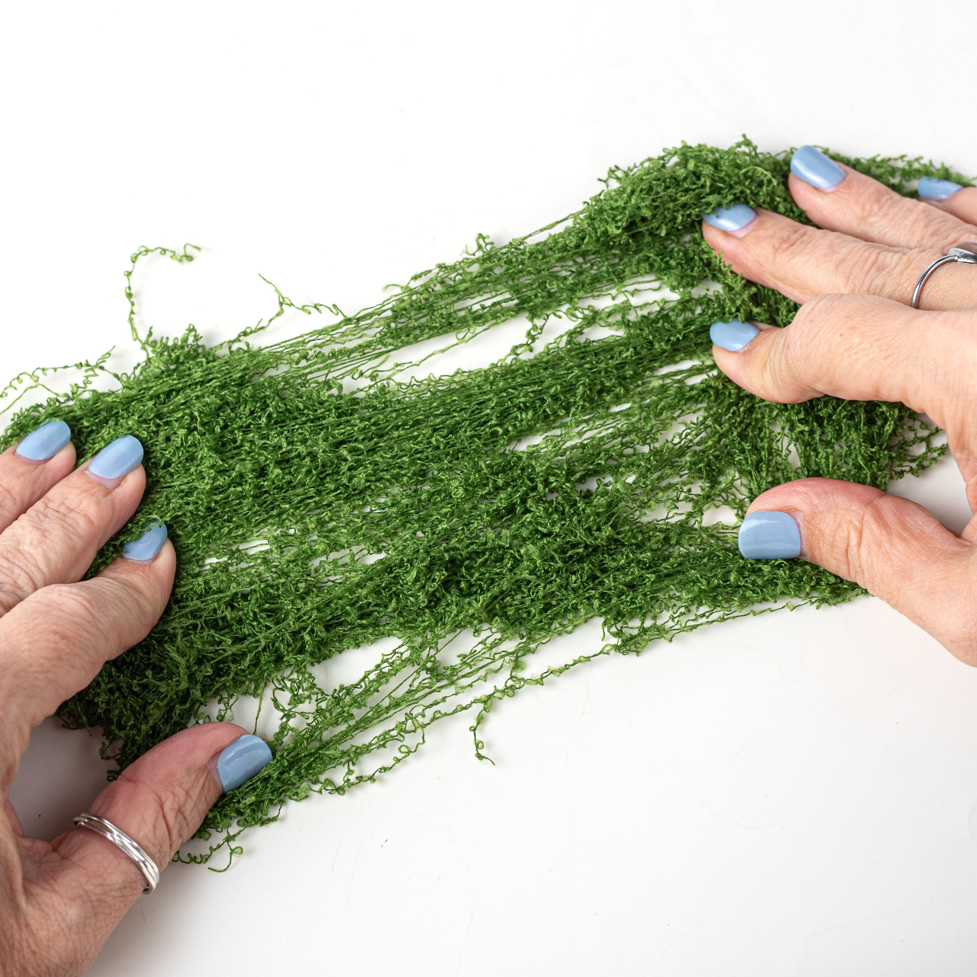 Artificial Fabric Moss: Dark Green (100 Gram Bag)