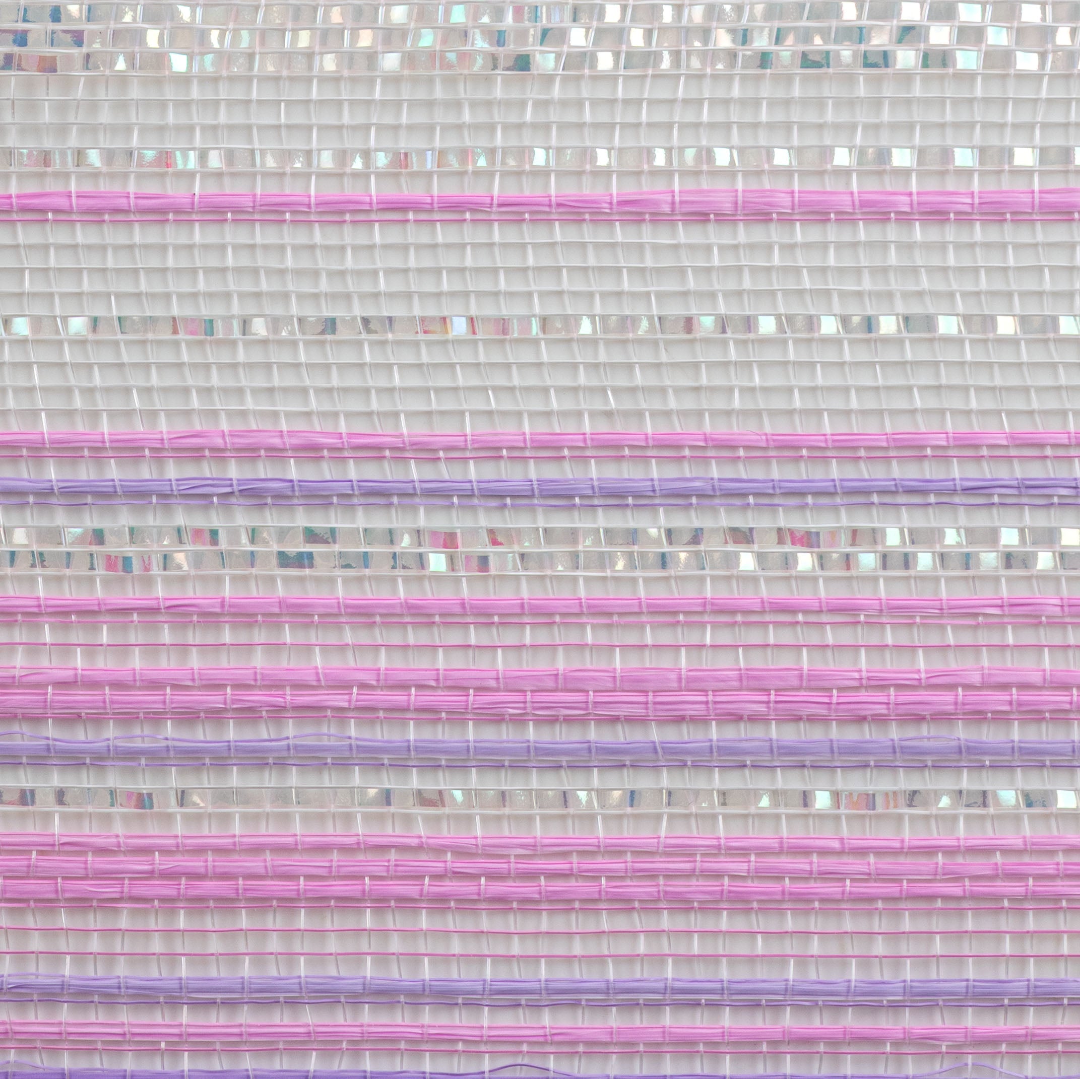 10" Vertical Wide Strip Ombré Mesh: Iridescent Lavender & Pink