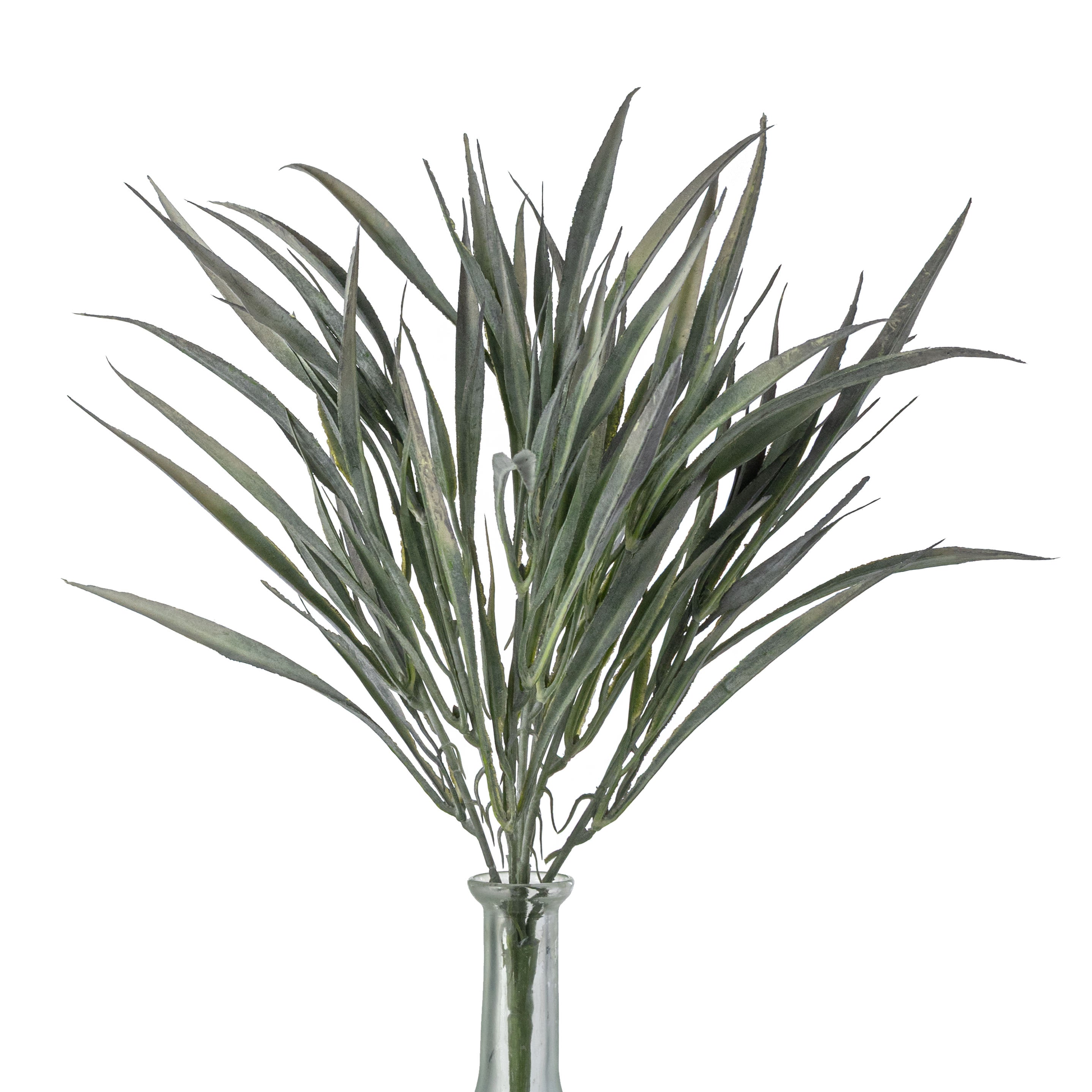 17" Grass Bush: Dusty Green (7 Stem)